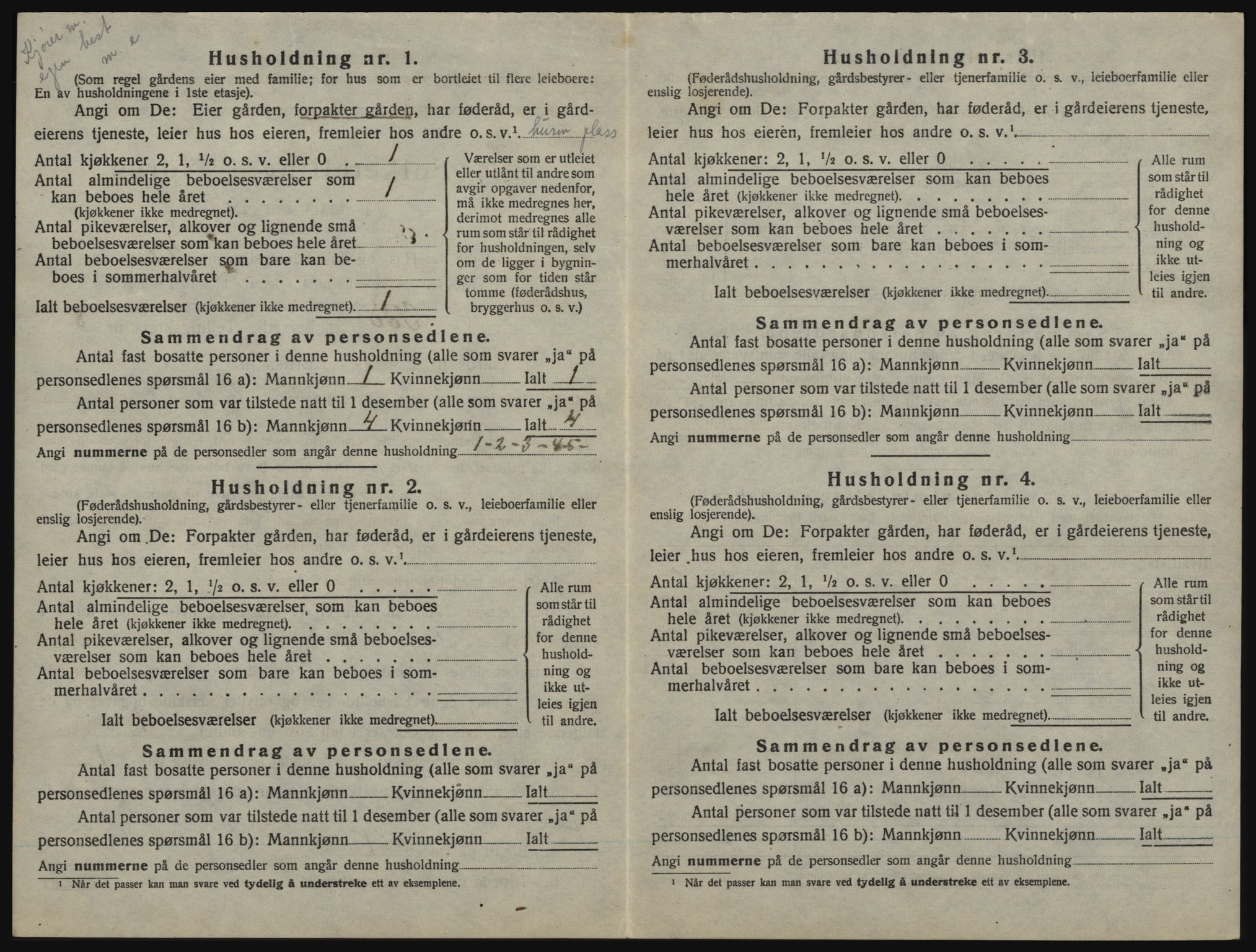 SAO, 1920 census for Idd, 1920, p. 1251