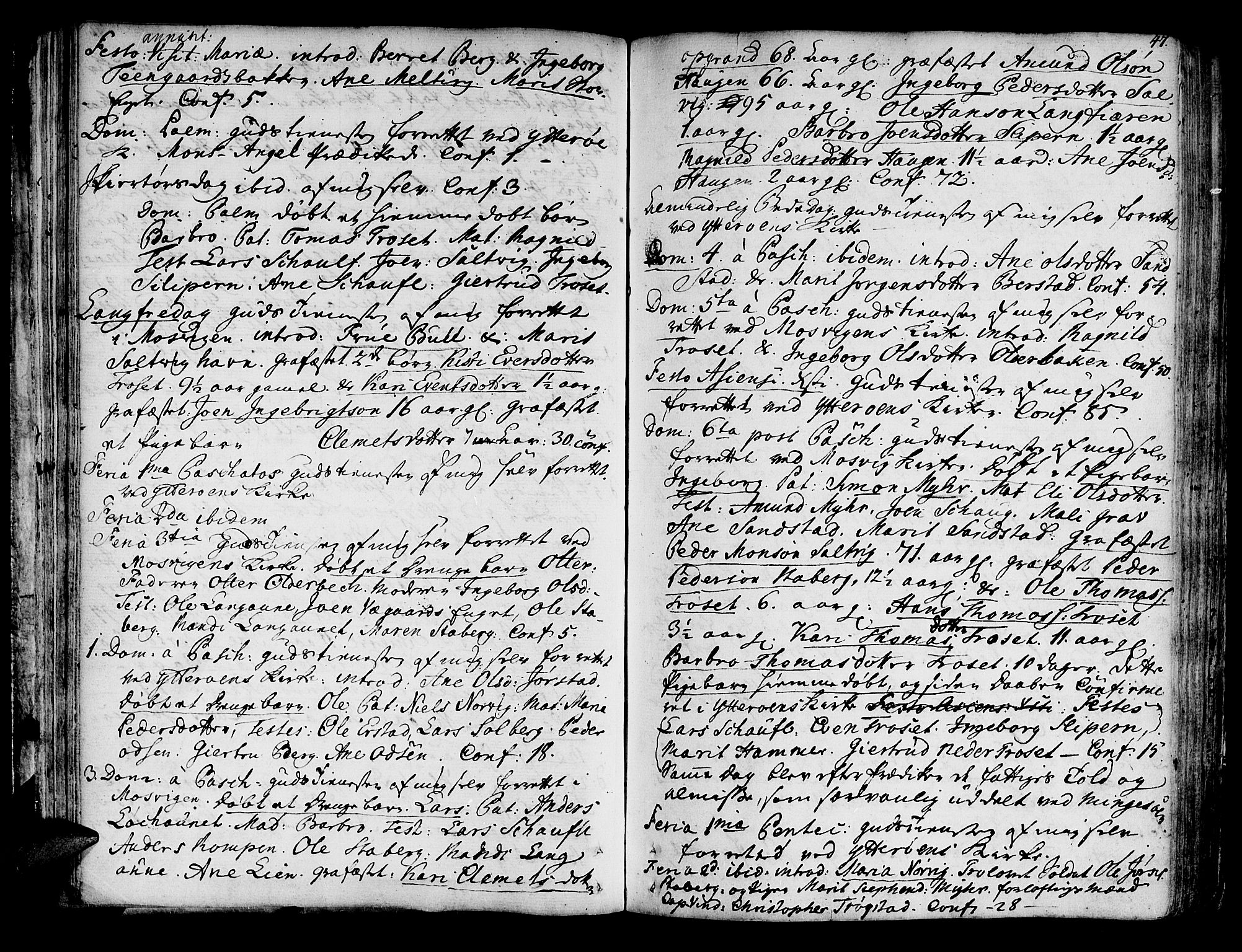Ministerialprotokoller, klokkerbøker og fødselsregistre - Nord-Trøndelag, SAT/A-1458/722/L0216: Parish register (official) no. 722A03, 1756-1816, p. 47