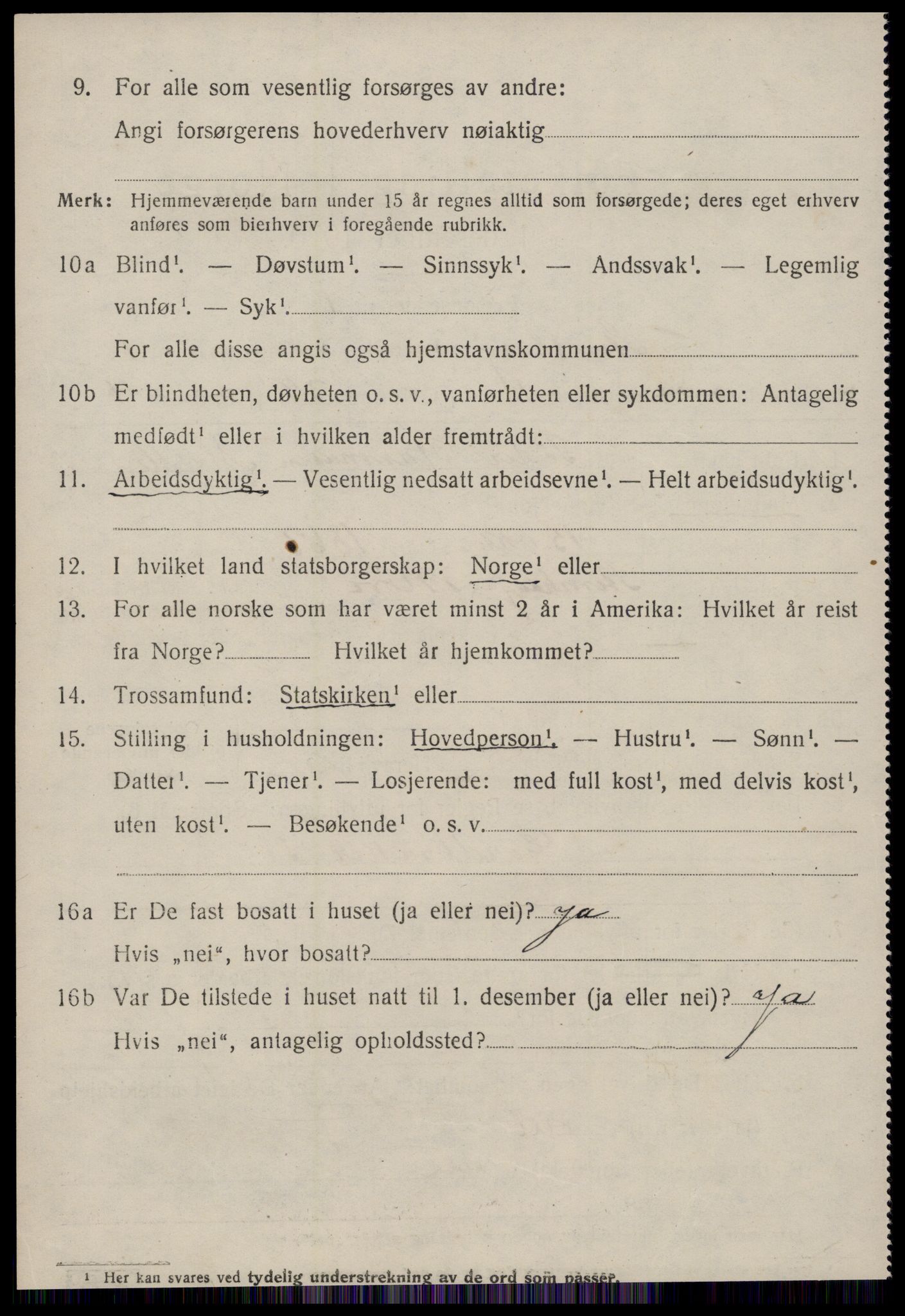 SAT, 1920 census for Stemshaug, 1920, p. 325