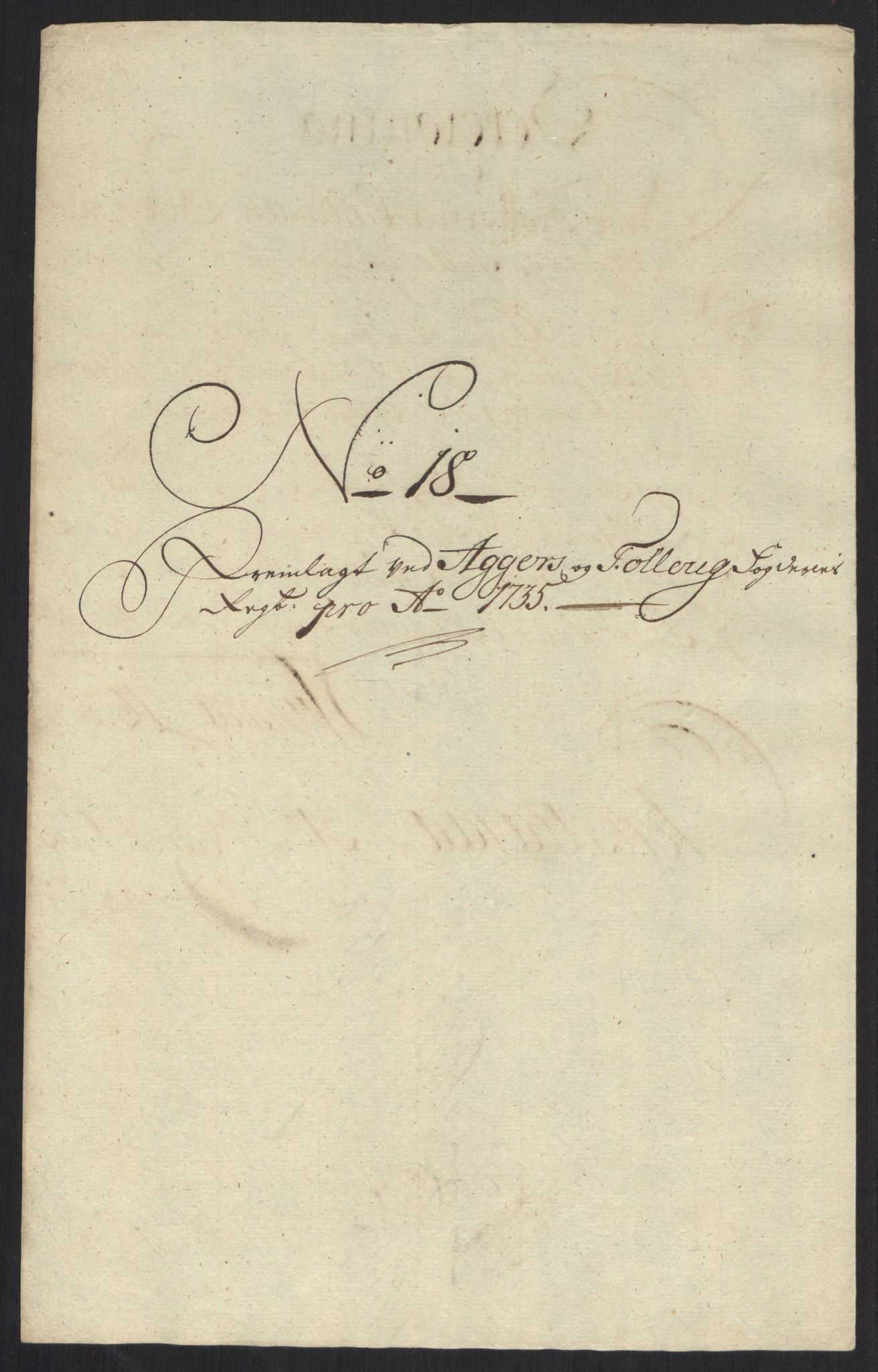 Rentekammeret inntil 1814, Reviderte regnskaper, Fogderegnskap, AV/RA-EA-4092/R10/L0474: Fogderegnskap Aker og Follo, 1735, p. 73