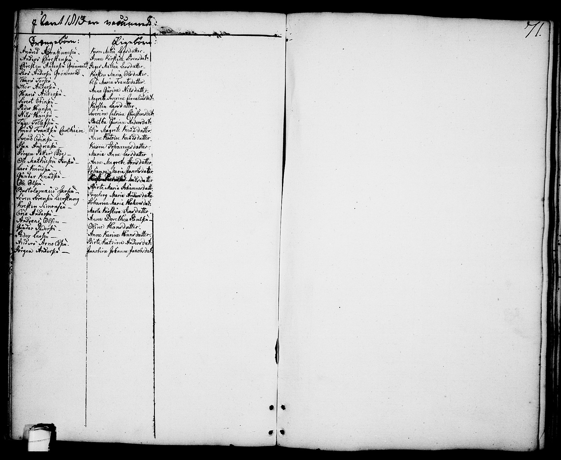 Brevik kirkebøker, SAKO/A-255/F/Fa/L0003: Parish register (official) no. 3, 1764-1814, p. 71