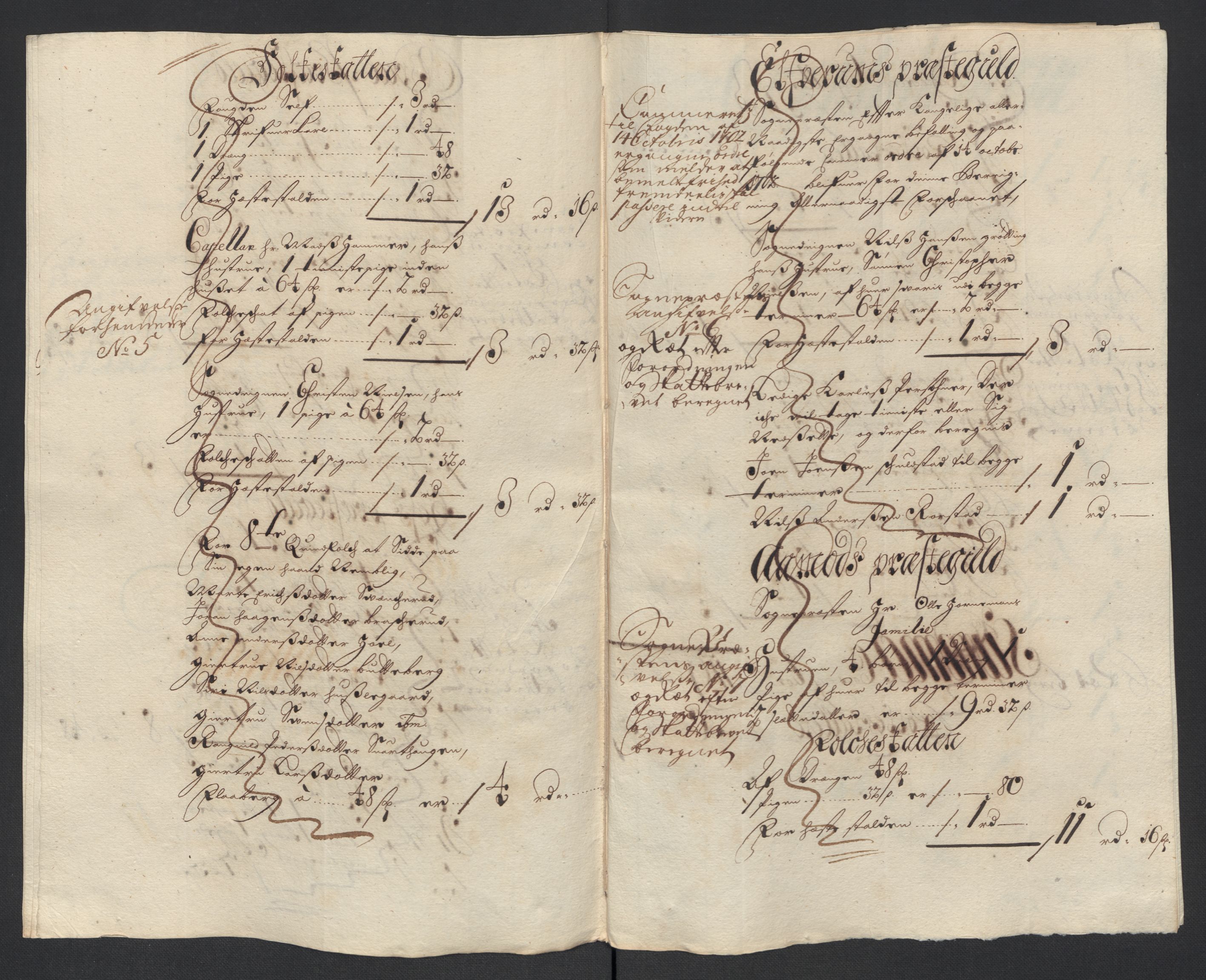Rentekammeret inntil 1814, Reviderte regnskaper, Fogderegnskap, RA/EA-4092/R13/L0841: Fogderegnskap Solør, Odal og Østerdal, 1703, p. 230