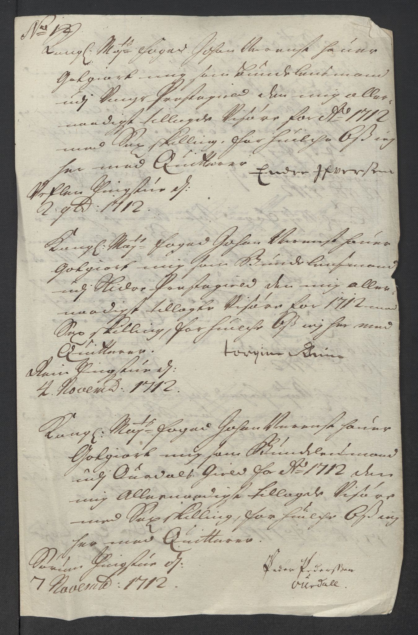 Rentekammeret inntil 1814, Reviderte regnskaper, Fogderegnskap, RA/EA-4092/R18/L1309: Fogderegnskap Hadeland, Toten og Valdres, 1712, p. 349