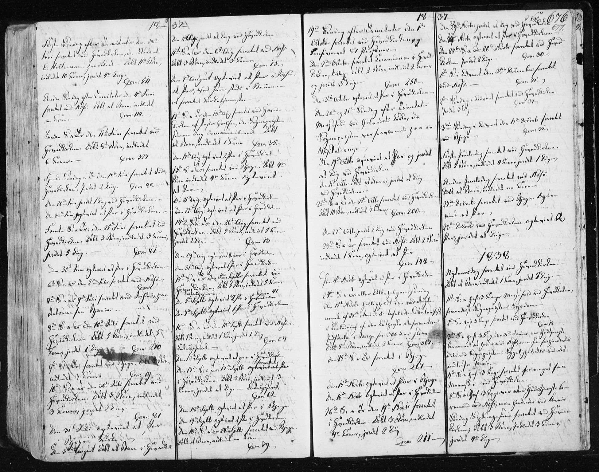 Ministerialprotokoller, klokkerbøker og fødselsregistre - Sør-Trøndelag, SAT/A-1456/659/L0735: Parish register (official) no. 659A05, 1826-1841, p. 676