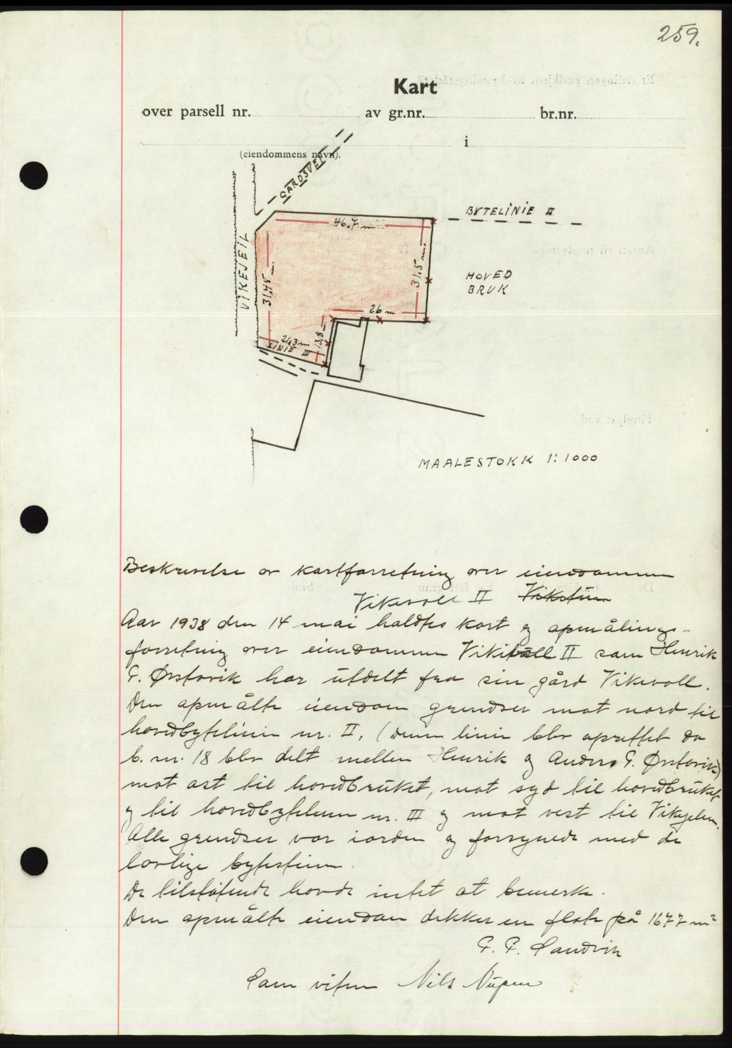 Søre Sunnmøre sorenskriveri, AV/SAT-A-4122/1/2/2C/L0065: Mortgage book no. 59, 1938-1938, Diary no: : 687/1938