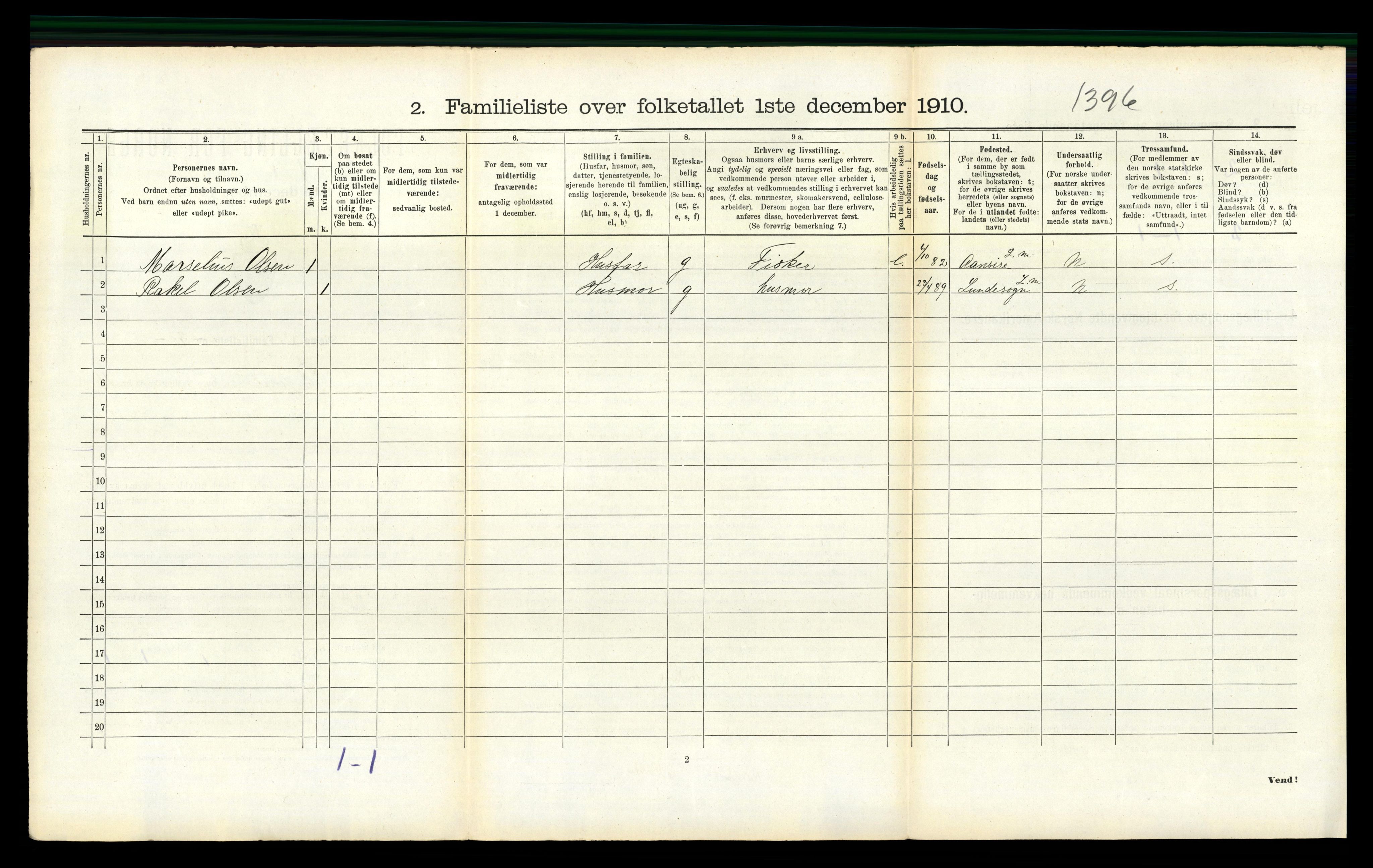 RA, 1910 census for Flekkefjord, 1910, p. 973