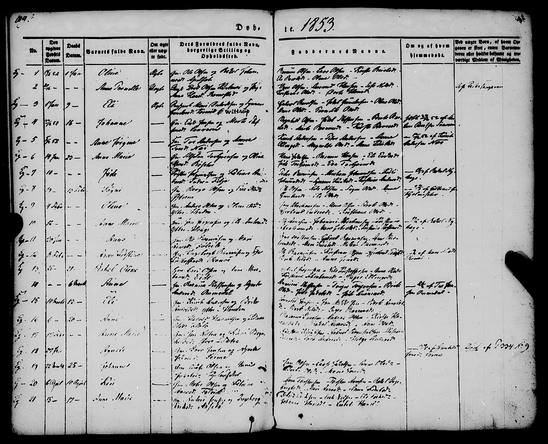 Gloppen sokneprestembete, AV/SAB-A-80101/H/Haa/Haaa/L0008: Parish register (official) no. A 8, 1837-1855, p. 109