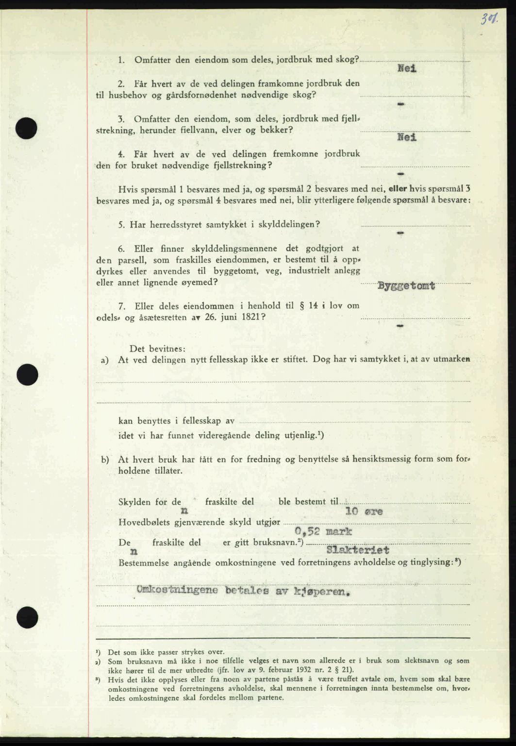 Nordmøre sorenskriveri, AV/SAT-A-4132/1/2/2Ca: Mortgage book no. A105, 1947-1947, Diary no: : 1480/1947