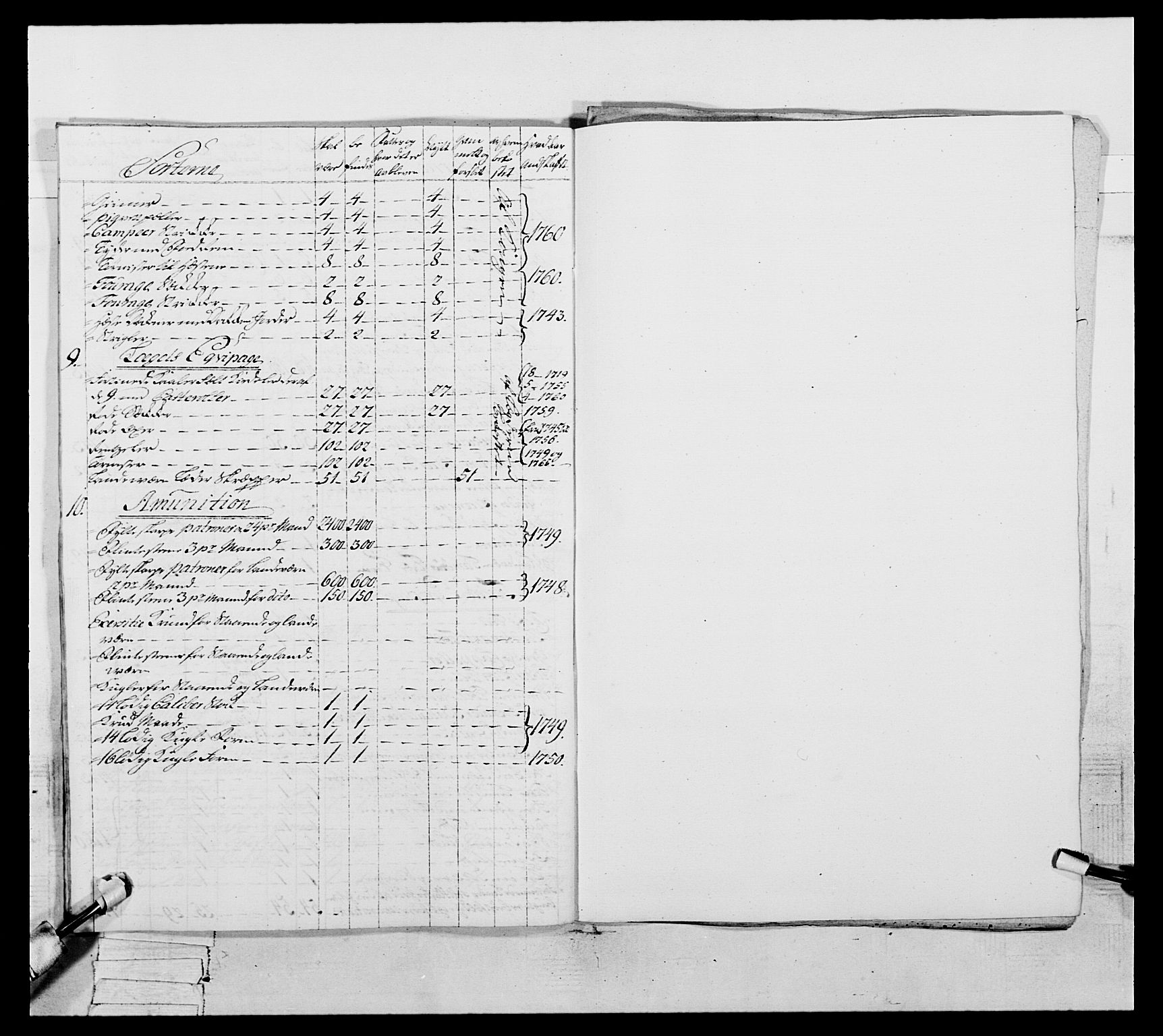 Generalitets- og kommissariatskollegiet, Det kongelige norske kommissariatskollegium, AV/RA-EA-5420/E/Eh/L0057: 1. Opplandske nasjonale infanteriregiment, 1769-1771, p. 398