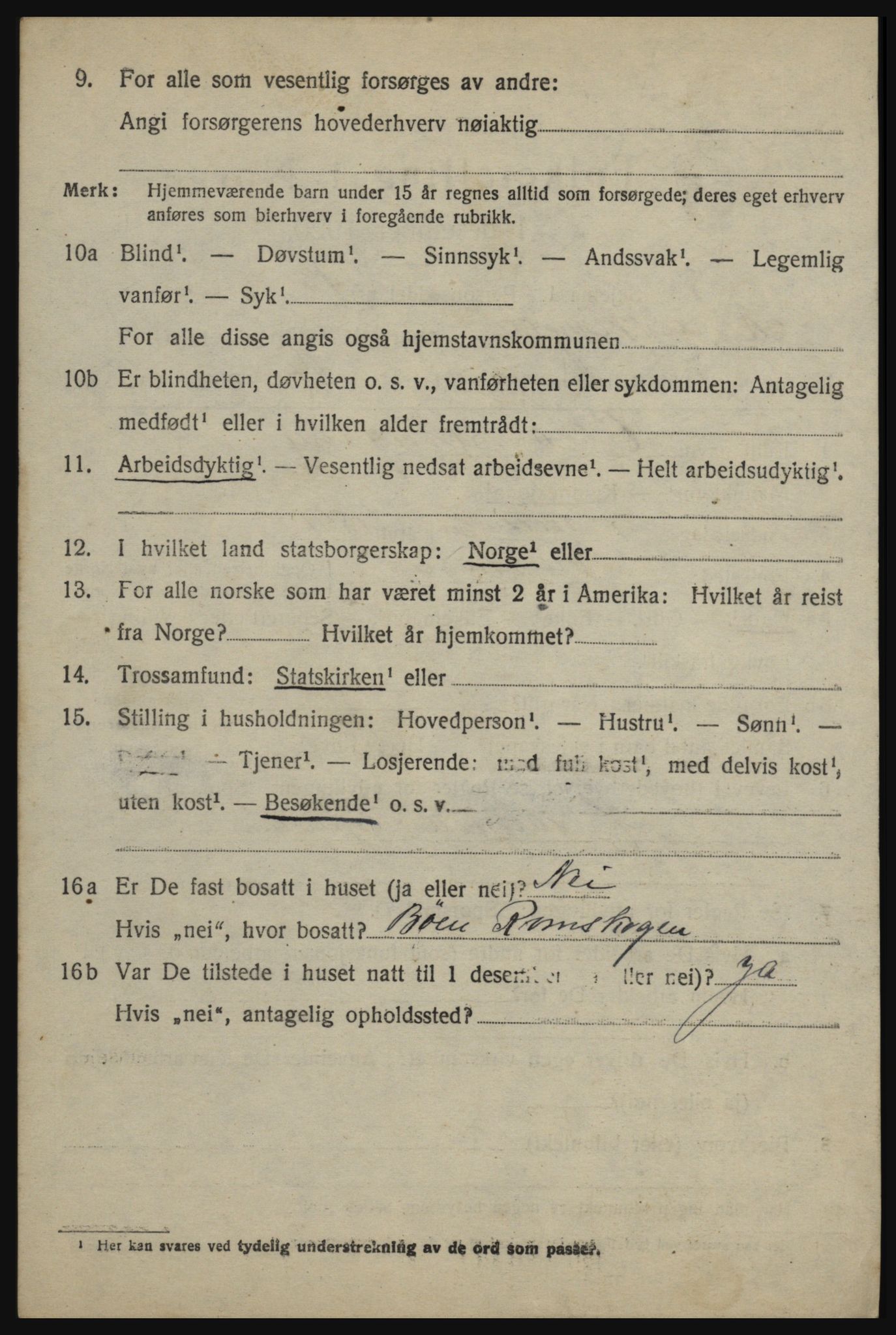 SAO, 1920 census for Rømskog, 1920, p. 505