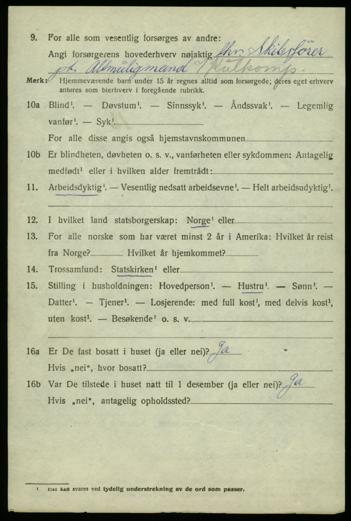 SAB, 1920 census for Laksevåg, 1920, p. 8913