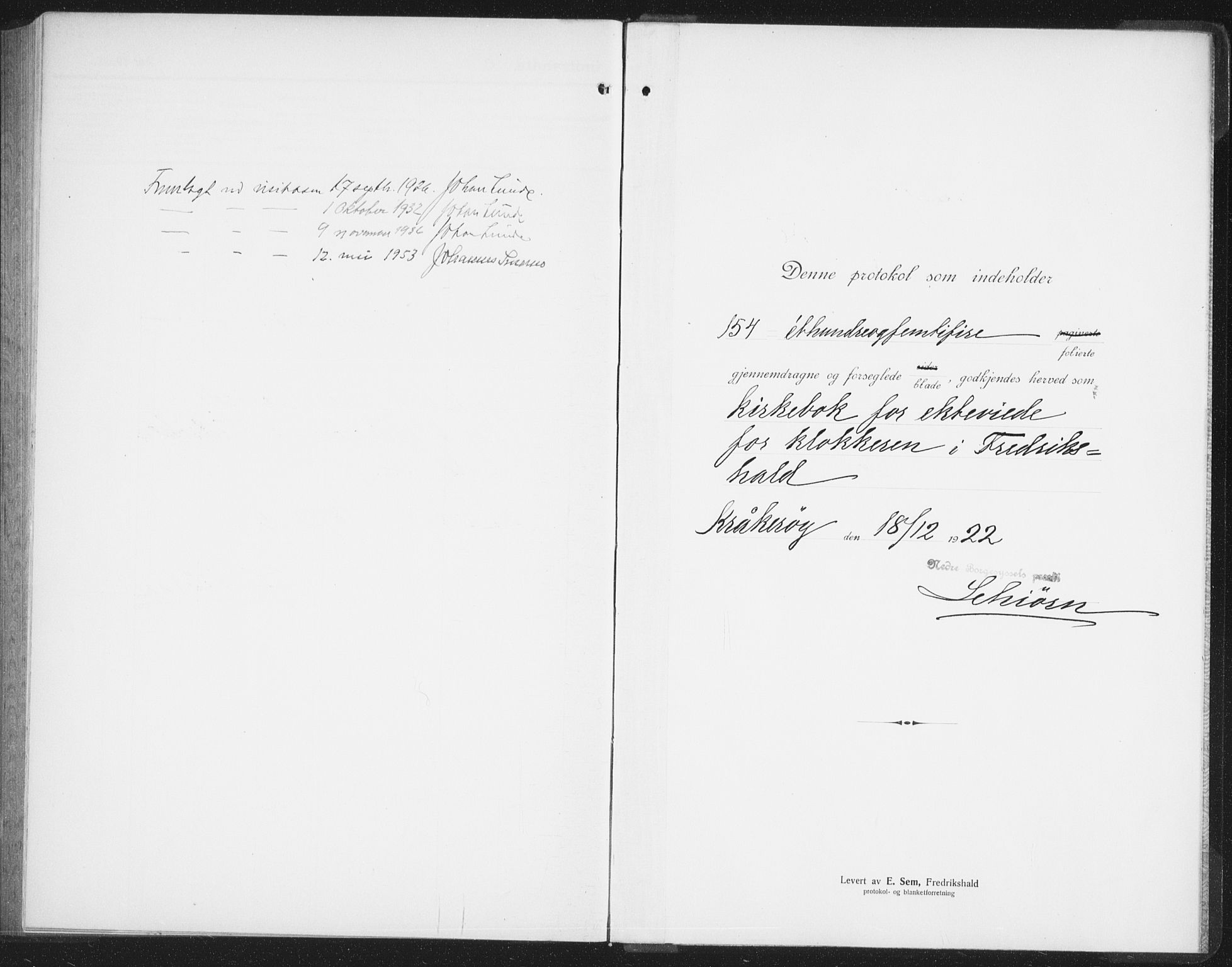 Halden prestekontor Kirkebøker, SAO/A-10909/G/Ga/L0014: Parish register (copy) no. 14, 1925-1943