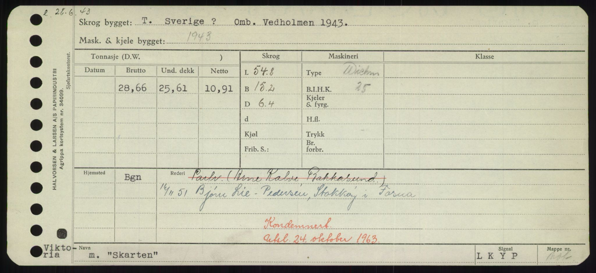 Sjøfartsdirektoratet med forløpere, Skipsmålingen, RA/S-1627/H/Hd/L0034: Fartøy, Sk-Slå, p. 79