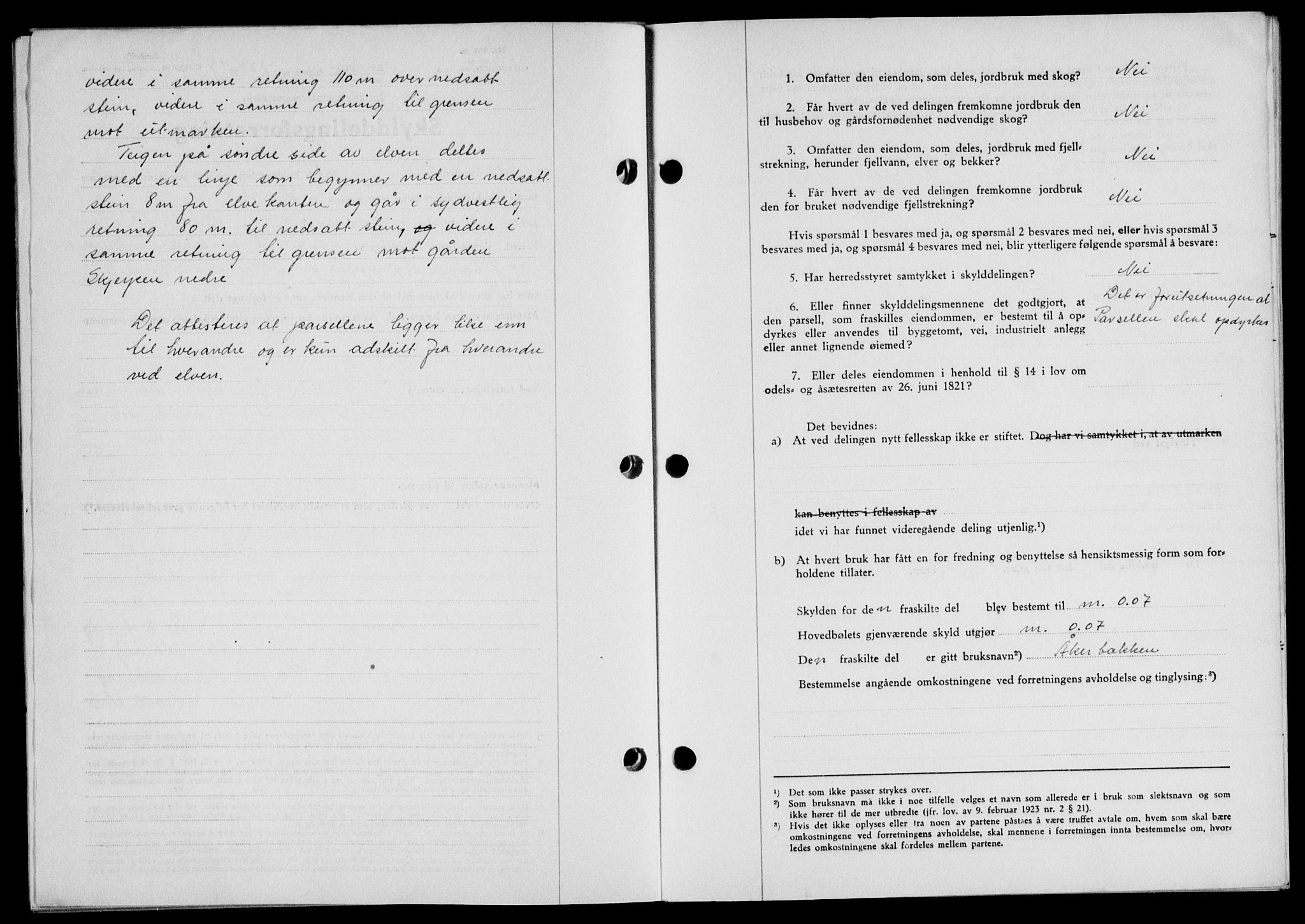 Lofoten sorenskriveri, SAT/A-0017/1/2/2C/L0002a: Mortgage book no. 2a, 1937-1937, Diary no: : 1184/1937