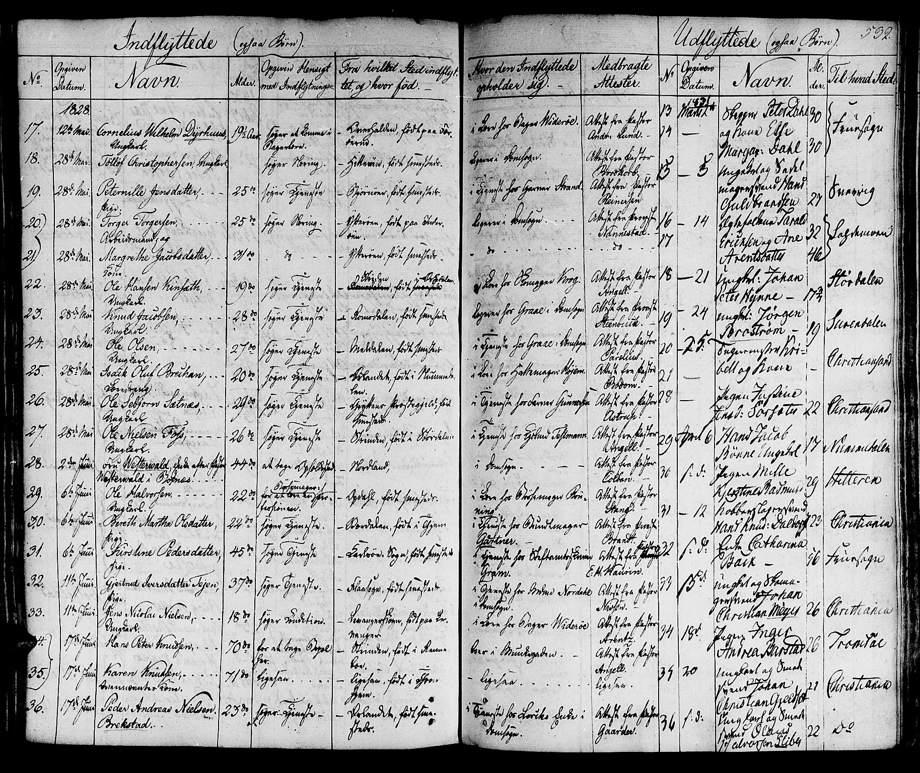 Ministerialprotokoller, klokkerbøker og fødselsregistre - Sør-Trøndelag, SAT/A-1456/601/L0045: Parish register (official) no. 601A13, 1821-1831, p. 532