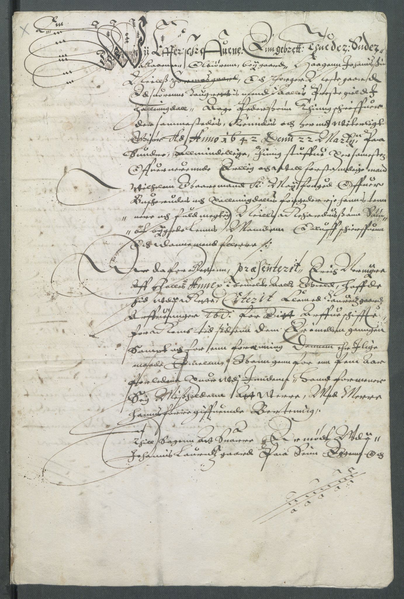 Riksarkivets diplomsamling, AV/RA-EA-5965/F02/L0155: Dokumenter, 1642, p. 45