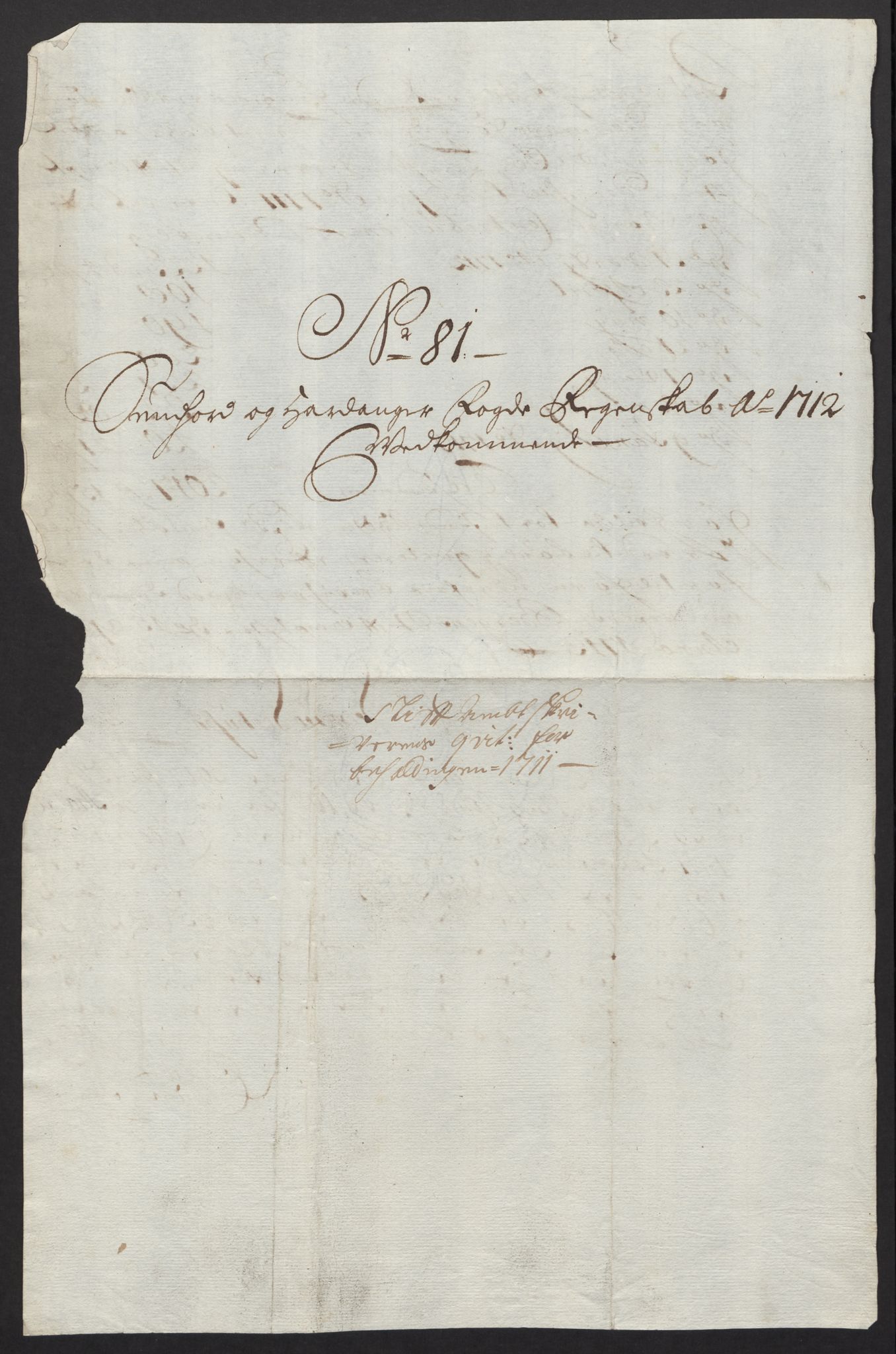 Rentekammeret inntil 1814, Reviderte regnskaper, Fogderegnskap, AV/RA-EA-4092/R48/L2988: Fogderegnskap Sunnhordland og Hardanger, 1712, p. 416