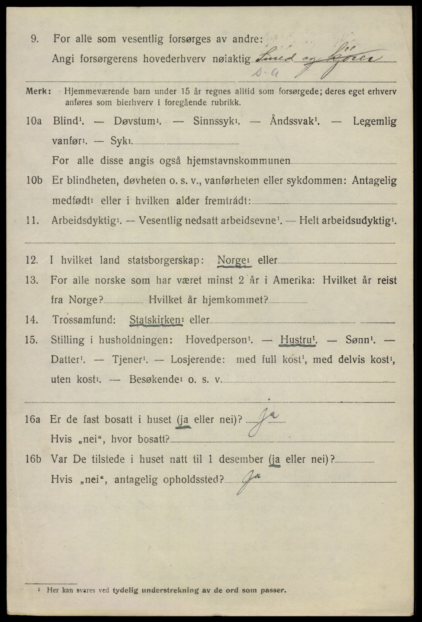 SAO, 1920 census for Nesodden, 1920, p. 4580