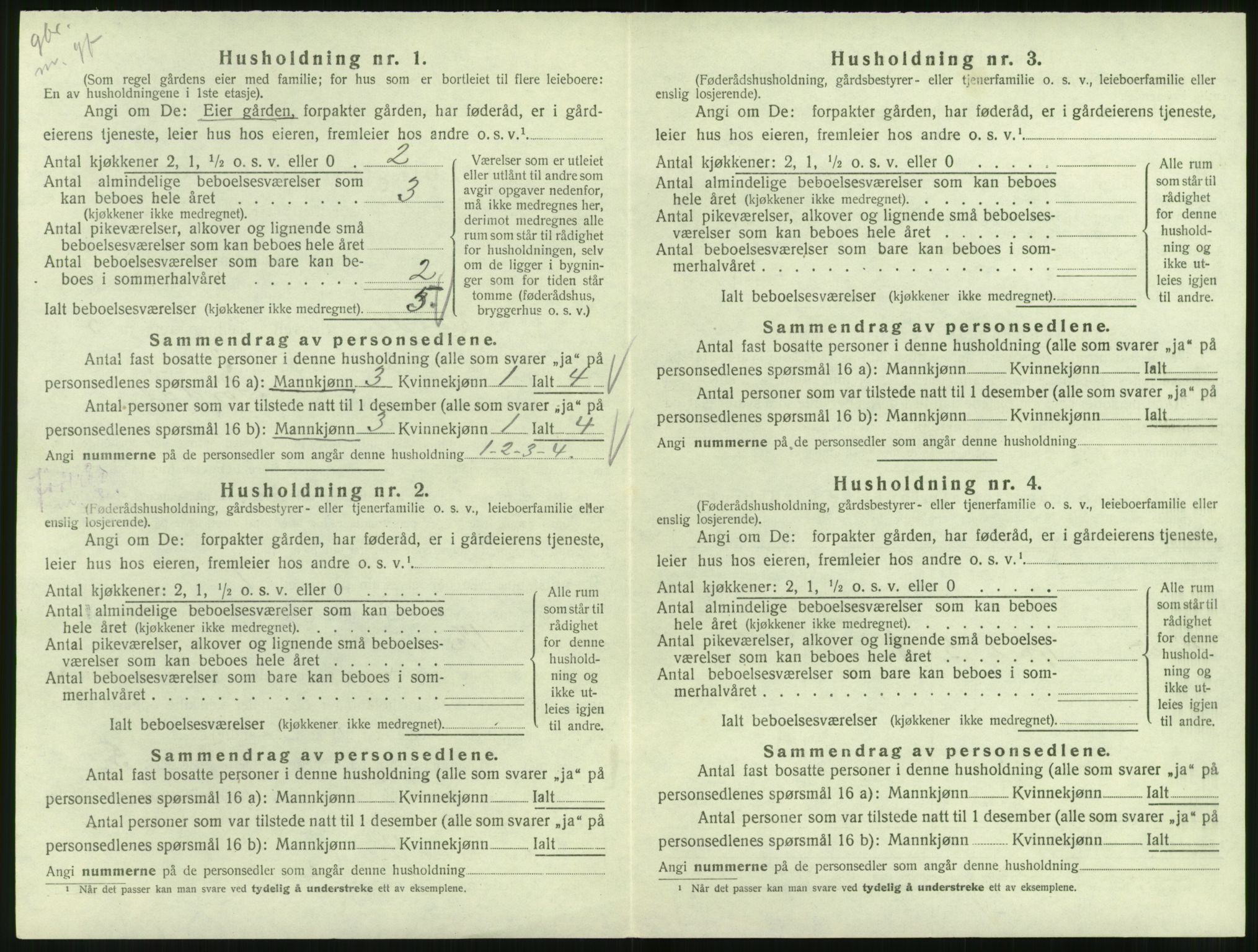 SAT, 1920 census for Syvde, 1920, p. 253