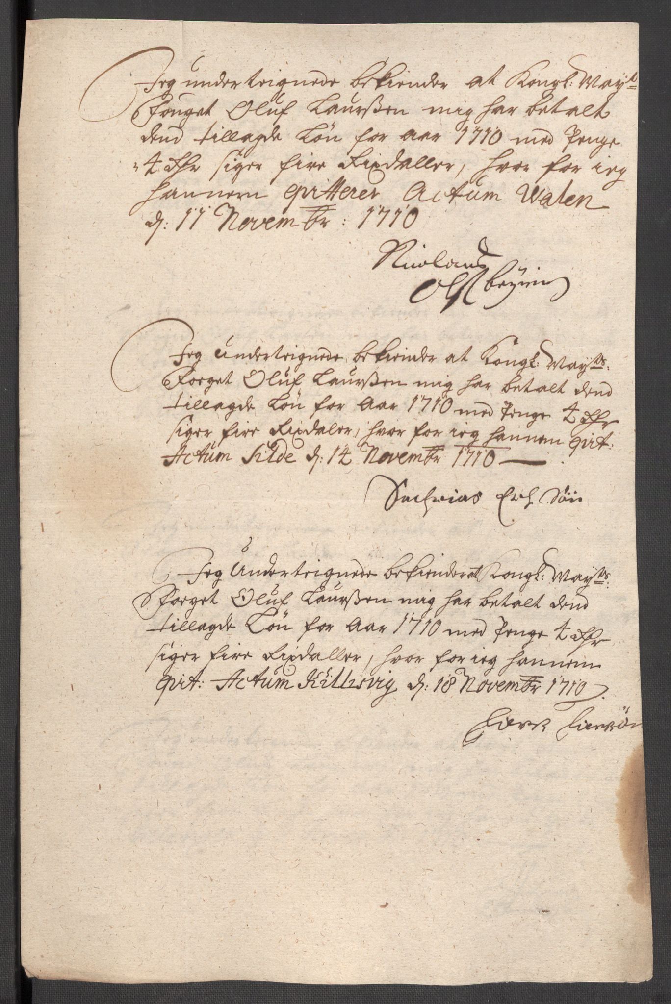Rentekammeret inntil 1814, Reviderte regnskaper, Fogderegnskap, AV/RA-EA-4092/R48/L2986: Fogderegnskap Sunnhordland og Hardanger, 1709-1710, p. 581