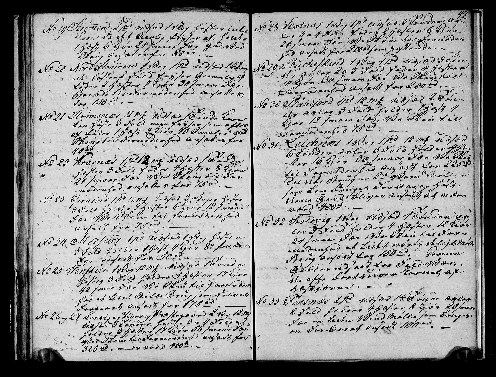 Rentekammeret inntil 1814, Realistisk ordnet avdeling, RA/EA-4070/N/Ne/Nea/L0165: Senja og Tromsø fogderi. Deliberasjonsprotokoll for Senja, 1803, p. 45