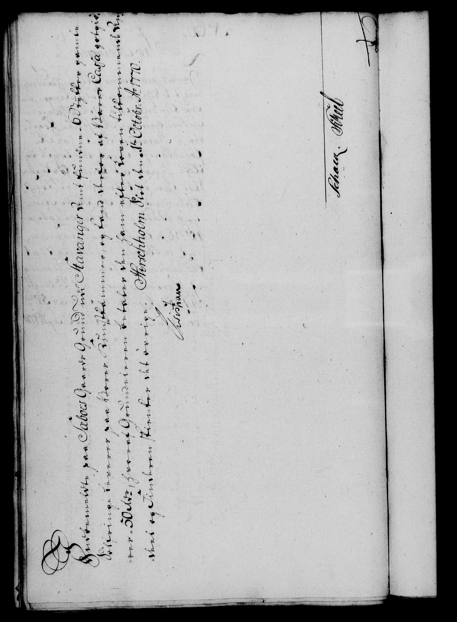Rentekammeret, Kammerkanselliet, RA/EA-3111/G/Gf/Gfa/L0052: Norsk relasjons- og resolusjonsprotokoll (merket RK 52.52), 1770, p. 303