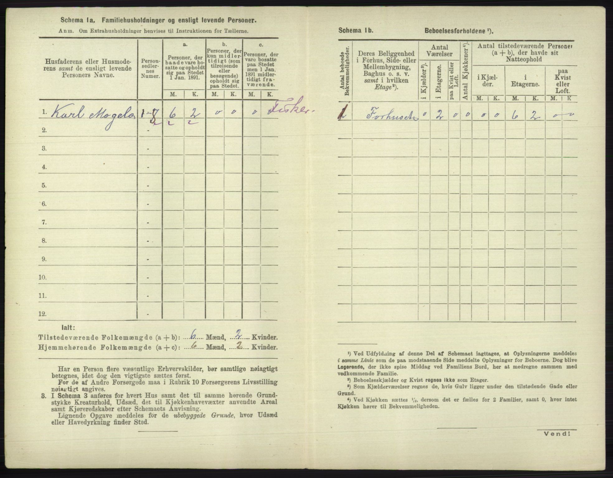 RA, 1891 census for 2003 Vadsø, 1891, p. 1661