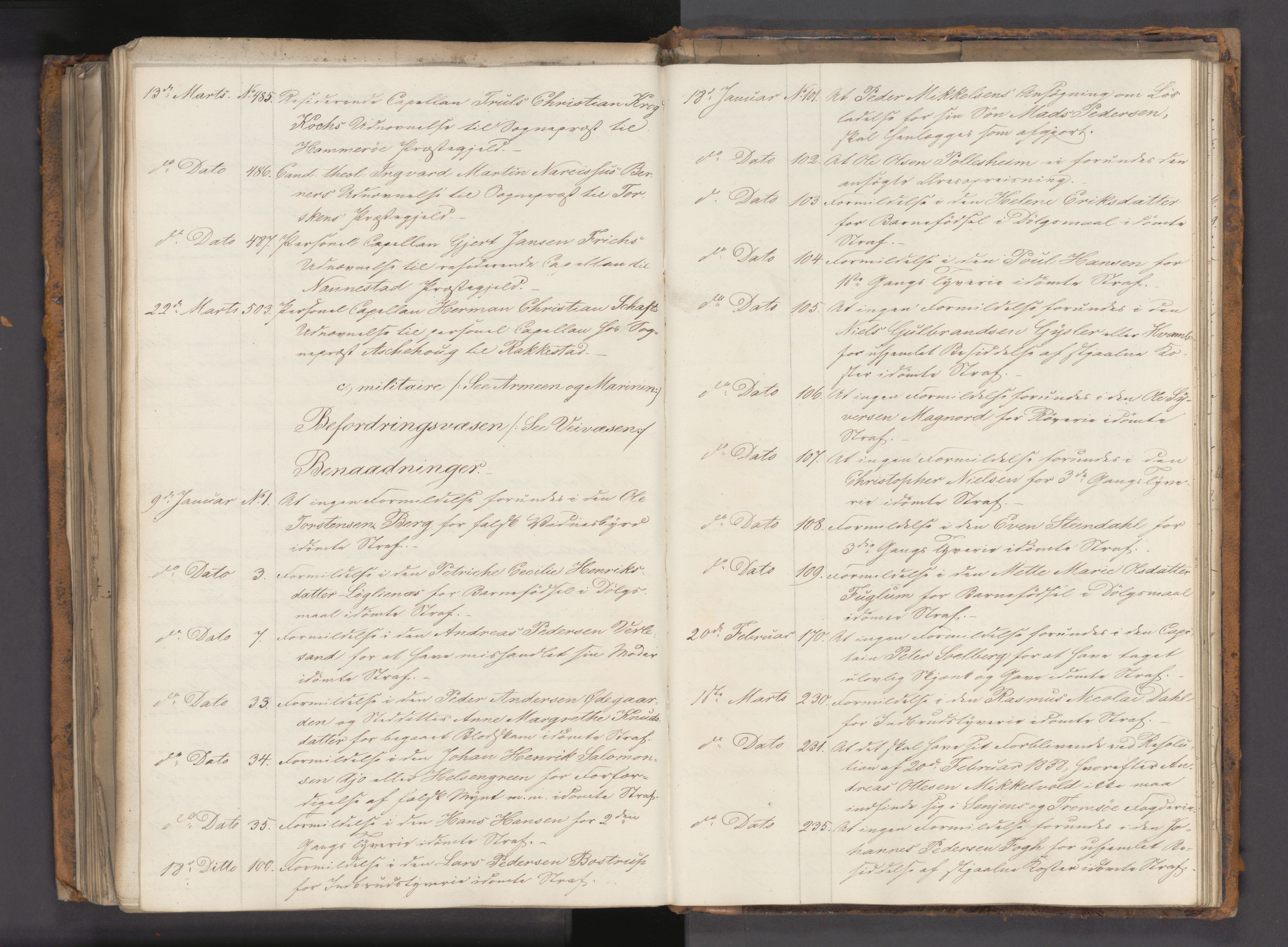 Statsrådssekretariatet, AV/RA-S-1001/A/Ab/L0048: Kgl. res. nr. 1-555, 1. kvartal, 1839