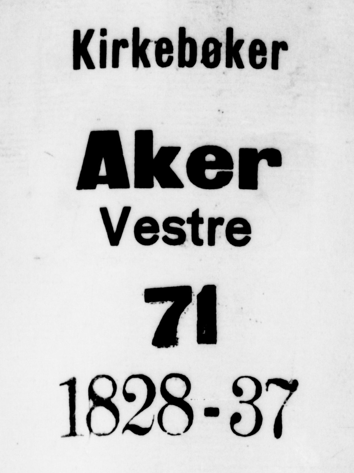 Aker prestekontor kirkebøker, AV/SAO-A-10861/F/L0013: Parish register (official) no. 13, 1828-1837