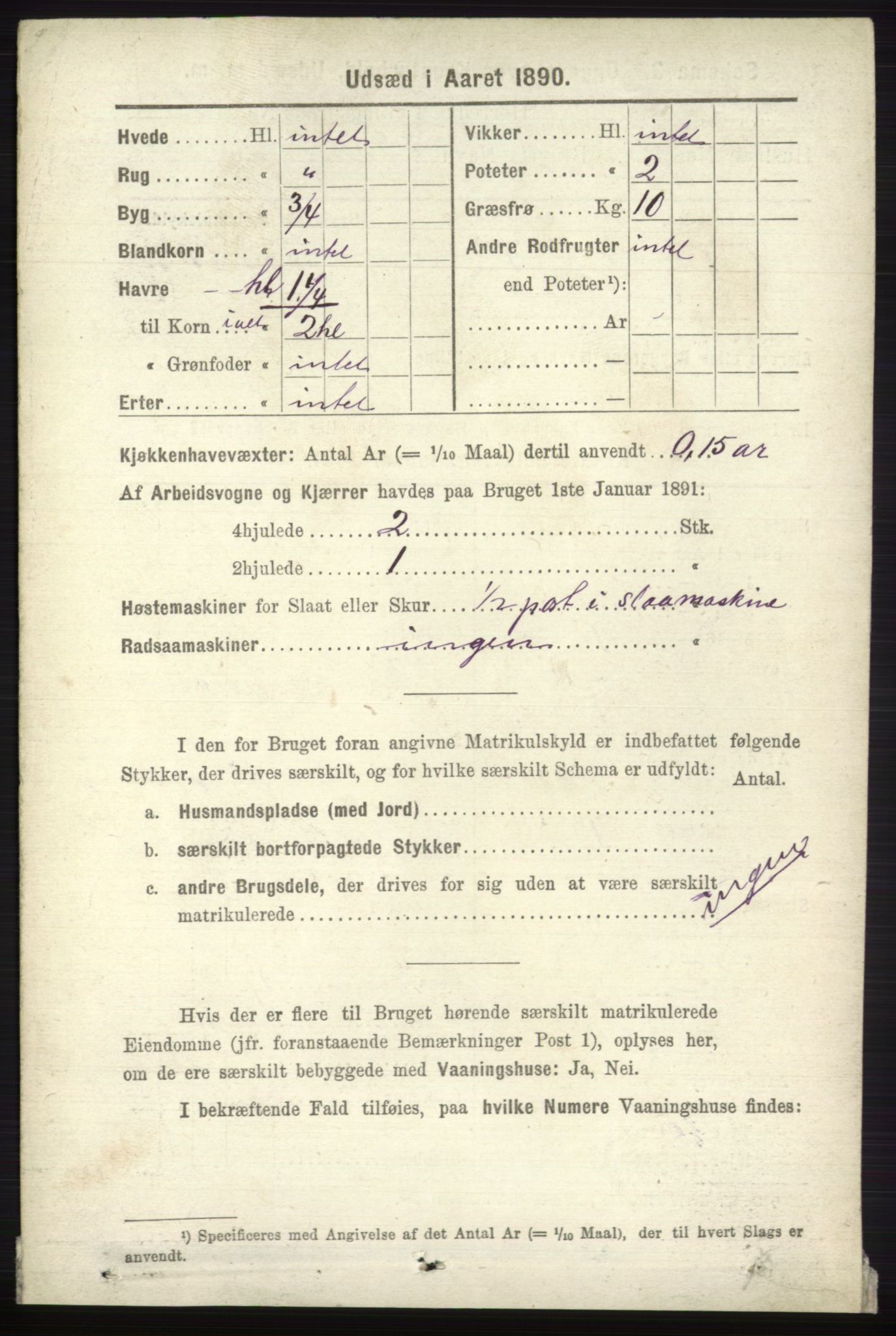 RA, 1891 census for 0712 Skoger, 1891, p. 4316