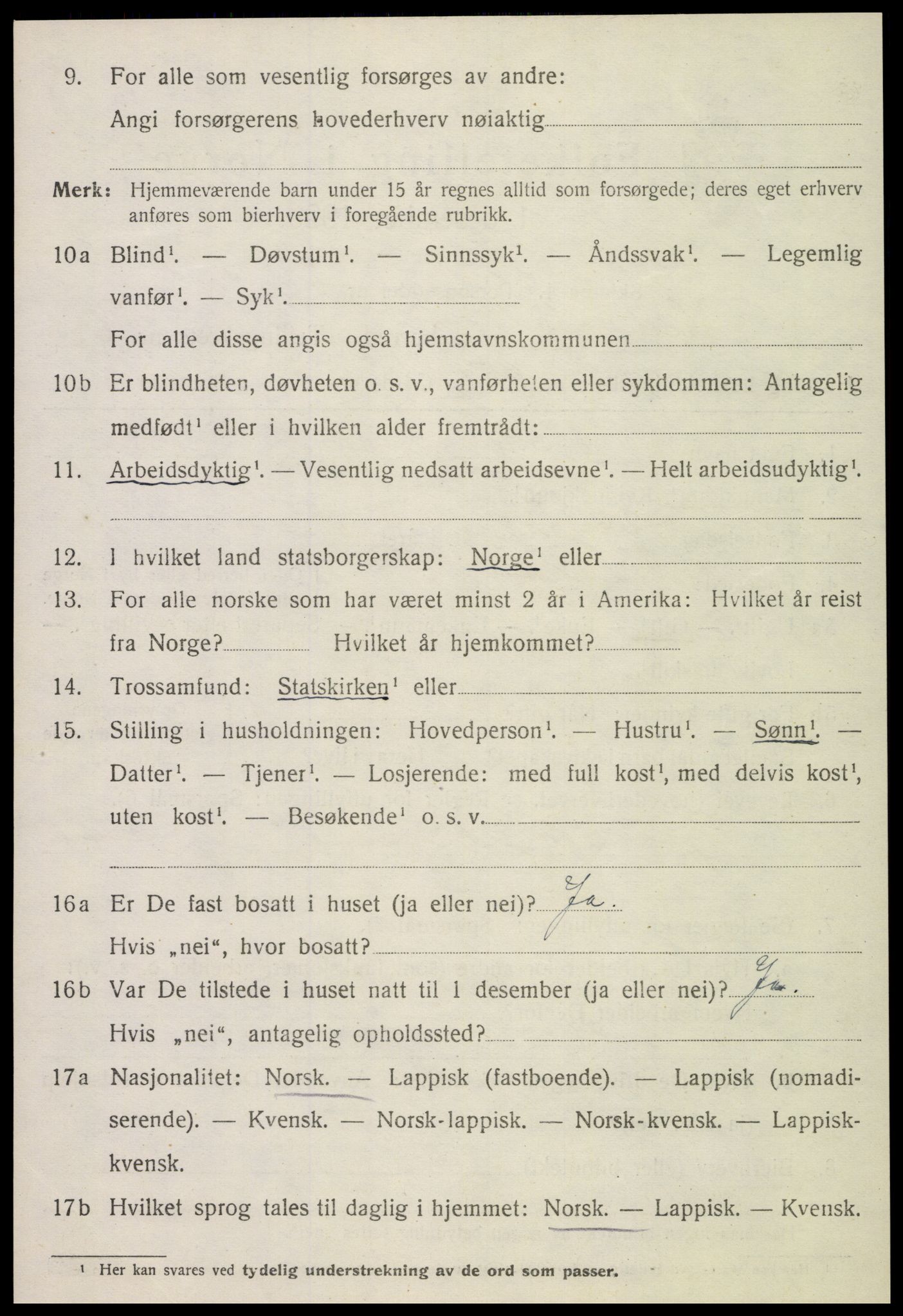 SAT, 1920 census for Inderøy, 1920, p. 5078