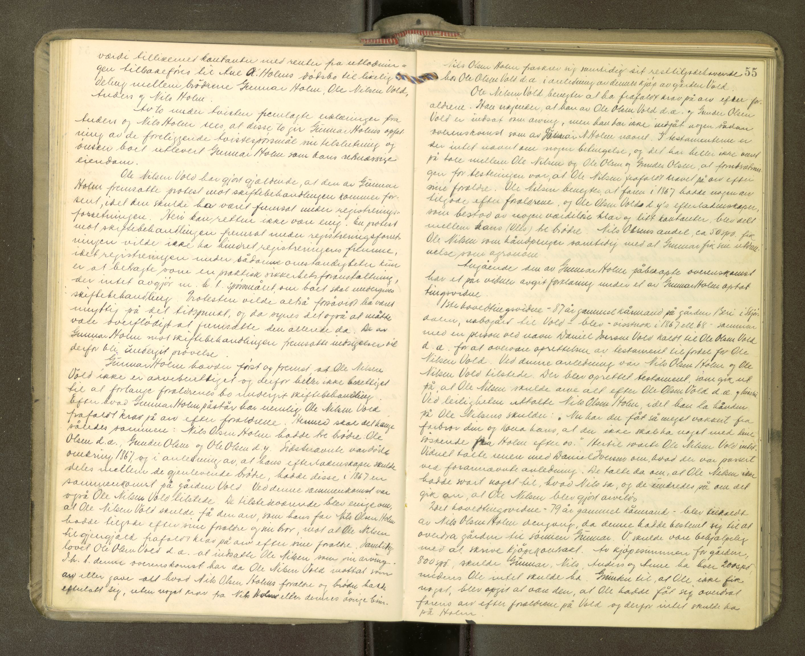 Stjør- og Verdal sorenskriveri, AV/SAT-A-4167/1/3/3B/L0011: Skifteforhandlingsprotokoll, 1909-1912, p. 55