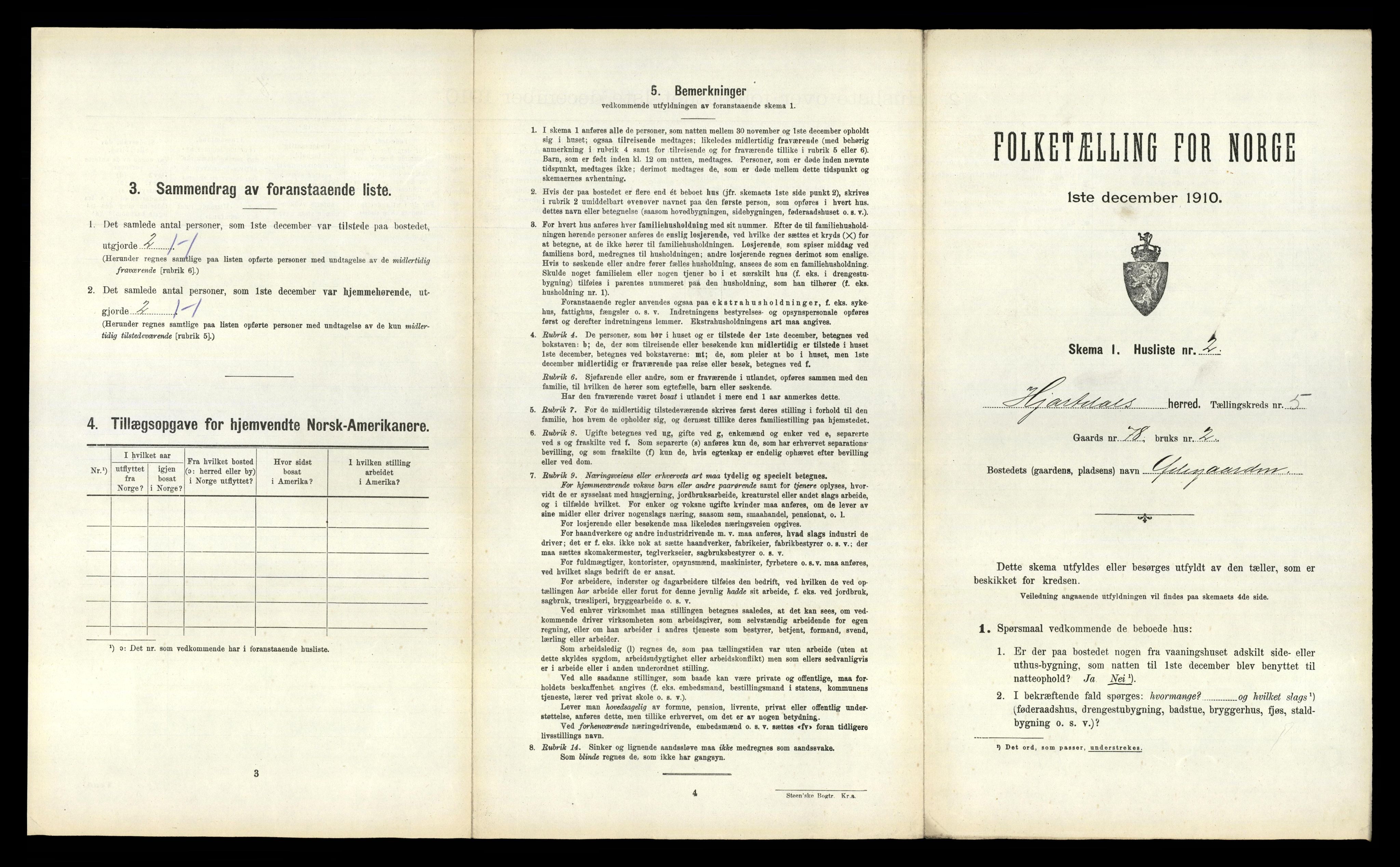 RA, 1910 census for Hjartdal, 1910, p. 550