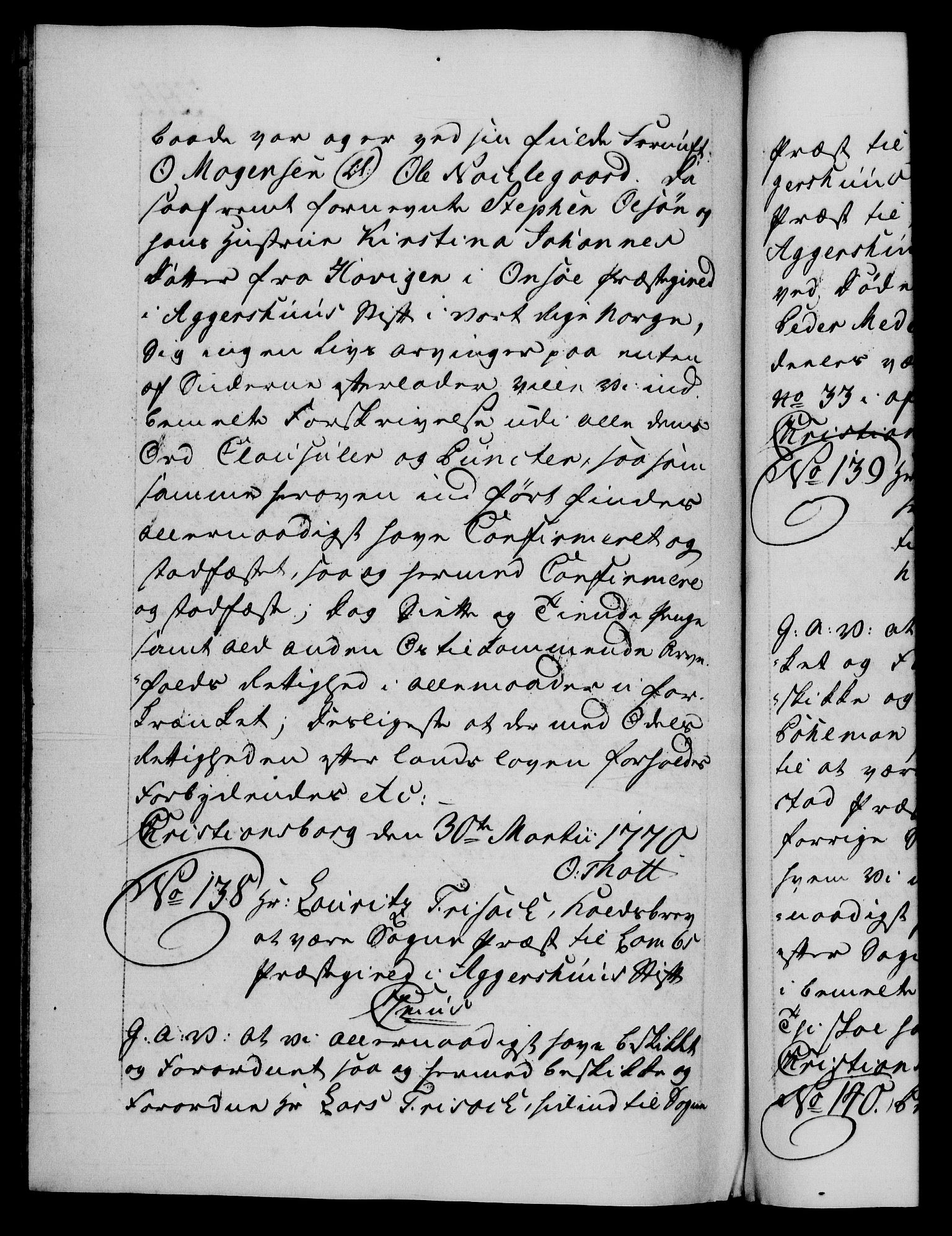 Danske Kanselli 1572-1799, AV/RA-EA-3023/F/Fc/Fca/Fcaa/L0044: Norske registre, 1769-1771, p. 395b