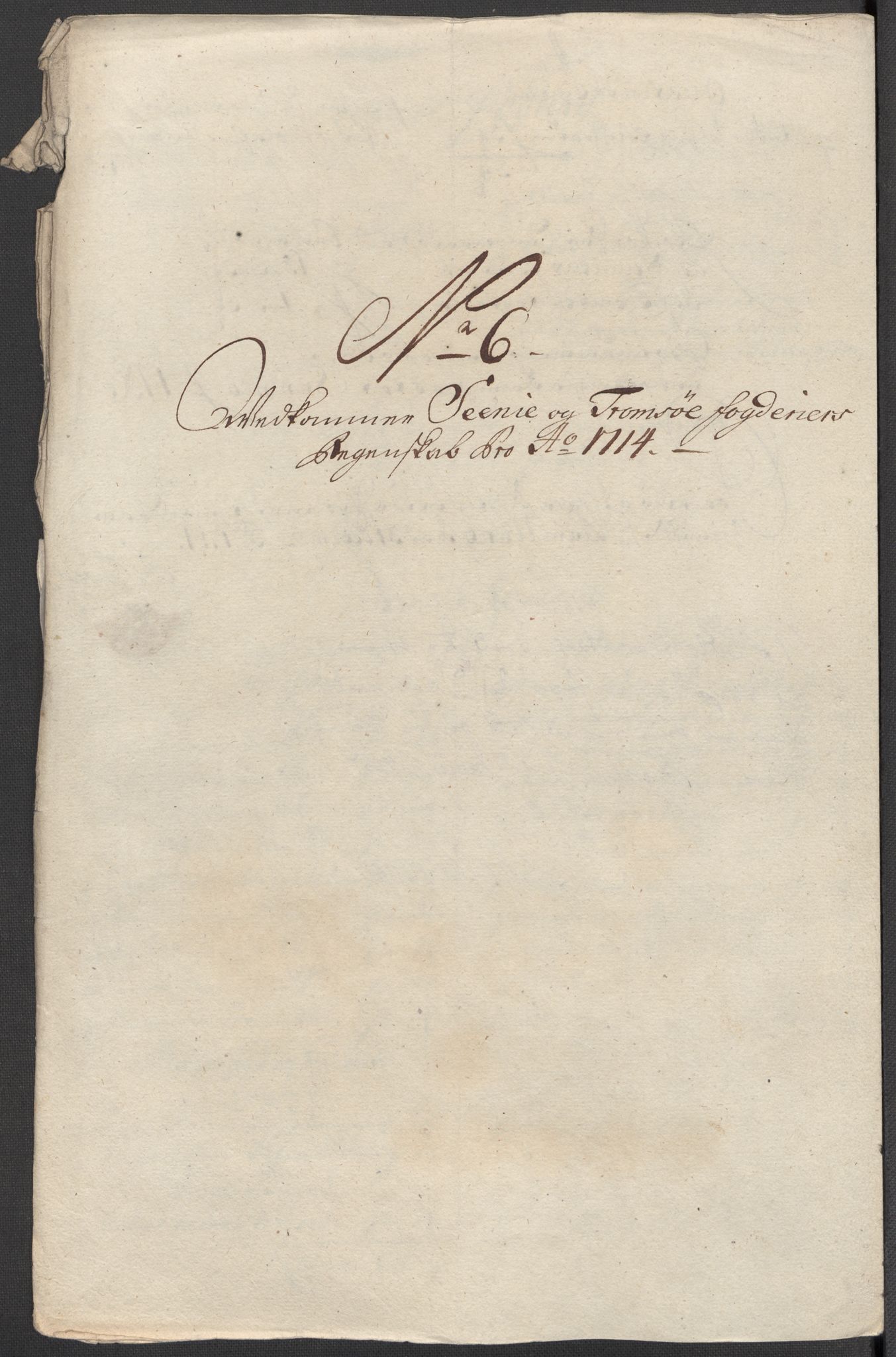 Rentekammeret inntil 1814, Reviderte regnskaper, Fogderegnskap, RA/EA-4092/R68/L4760: Fogderegnskap Senja og Troms, 1714, p. 84