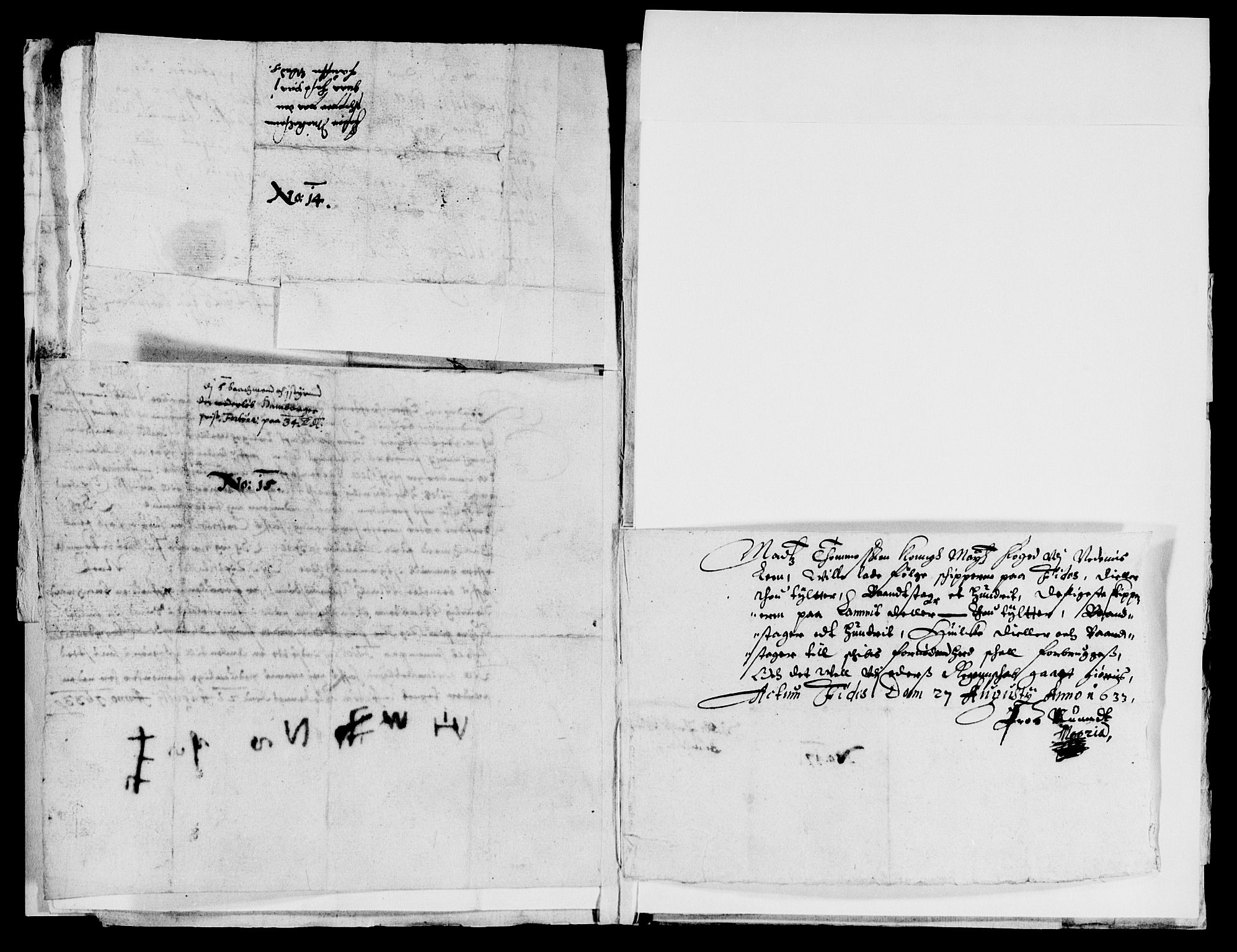 Rentekammeret inntil 1814, Reviderte regnskaper, Lensregnskaper, AV/RA-EA-5023/R/Rb/Rbq/L0022: Nedenes len. Mandals len. Råbyggelag., 1632-1634