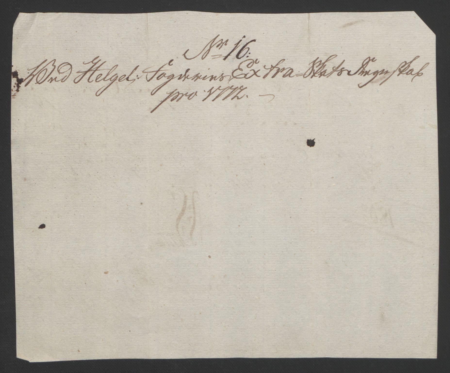 Rentekammeret inntil 1814, Reviderte regnskaper, Fogderegnskap, RA/EA-4092/R65/L4573: Ekstraskatten Helgeland, 1762-1772, p. 648