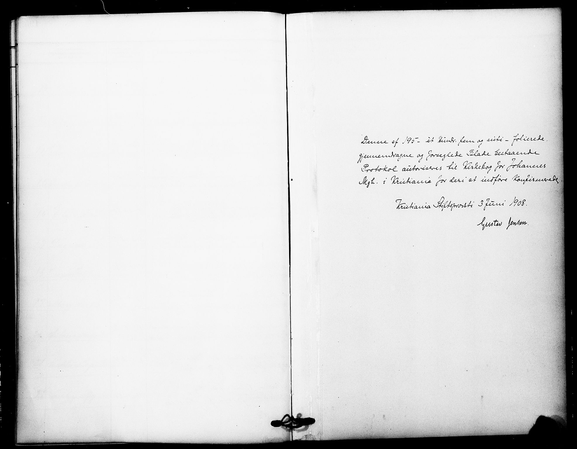 Johannes prestekontor Kirkebøker, SAO/A-10852/F/Fa/L0011: Parish register (official) no. 11, 1908-1921