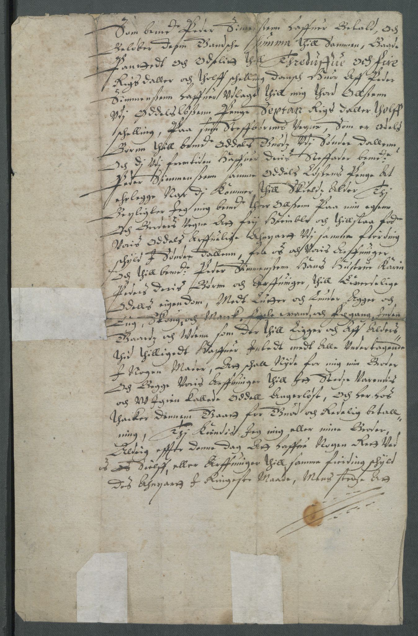 Riksarkivets diplomsamling, RA/EA-5965/F02/L0166: Dokumenter, 1654-1656, p. 171