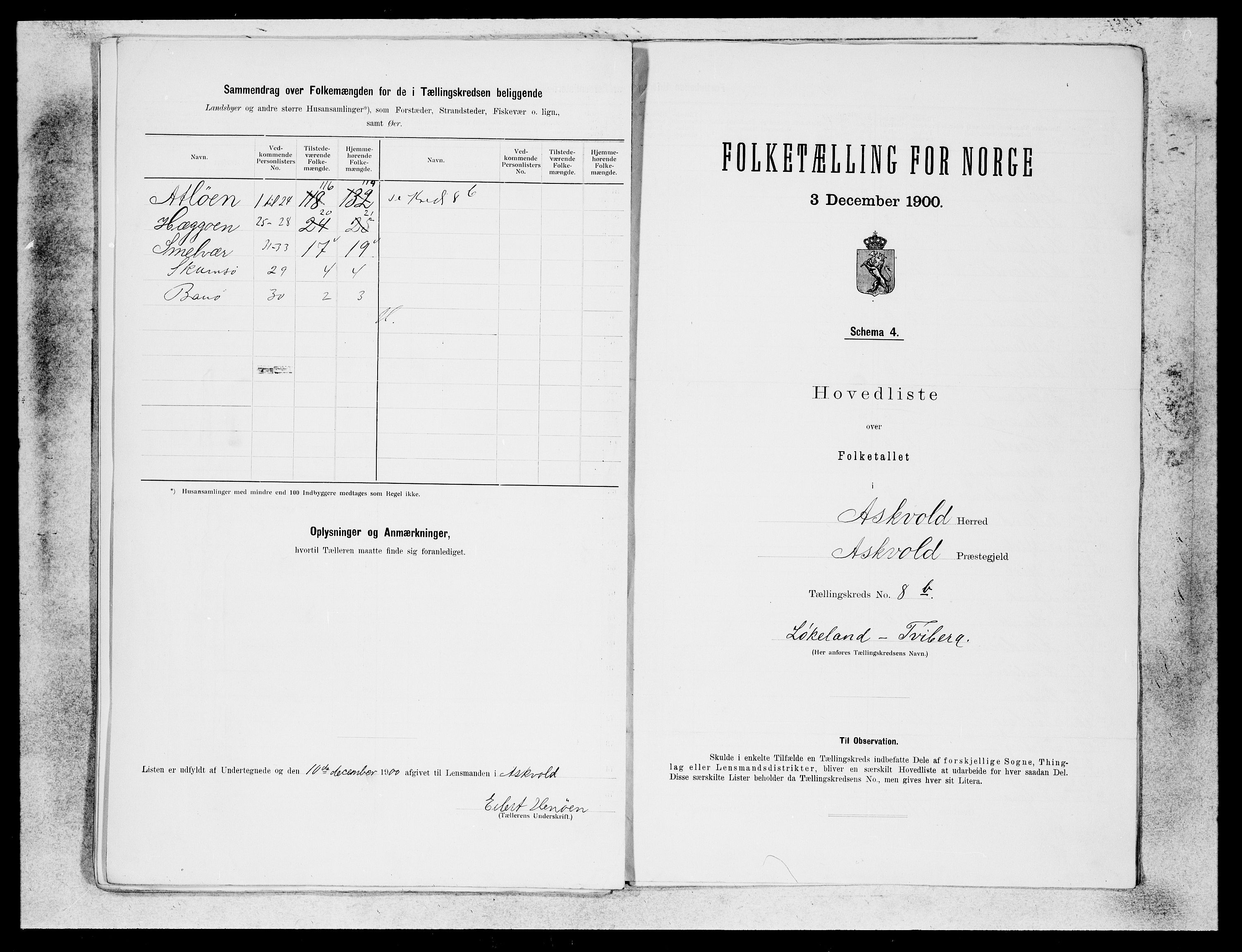 SAB, 1900 census for Askvoll, 1900, p. 21