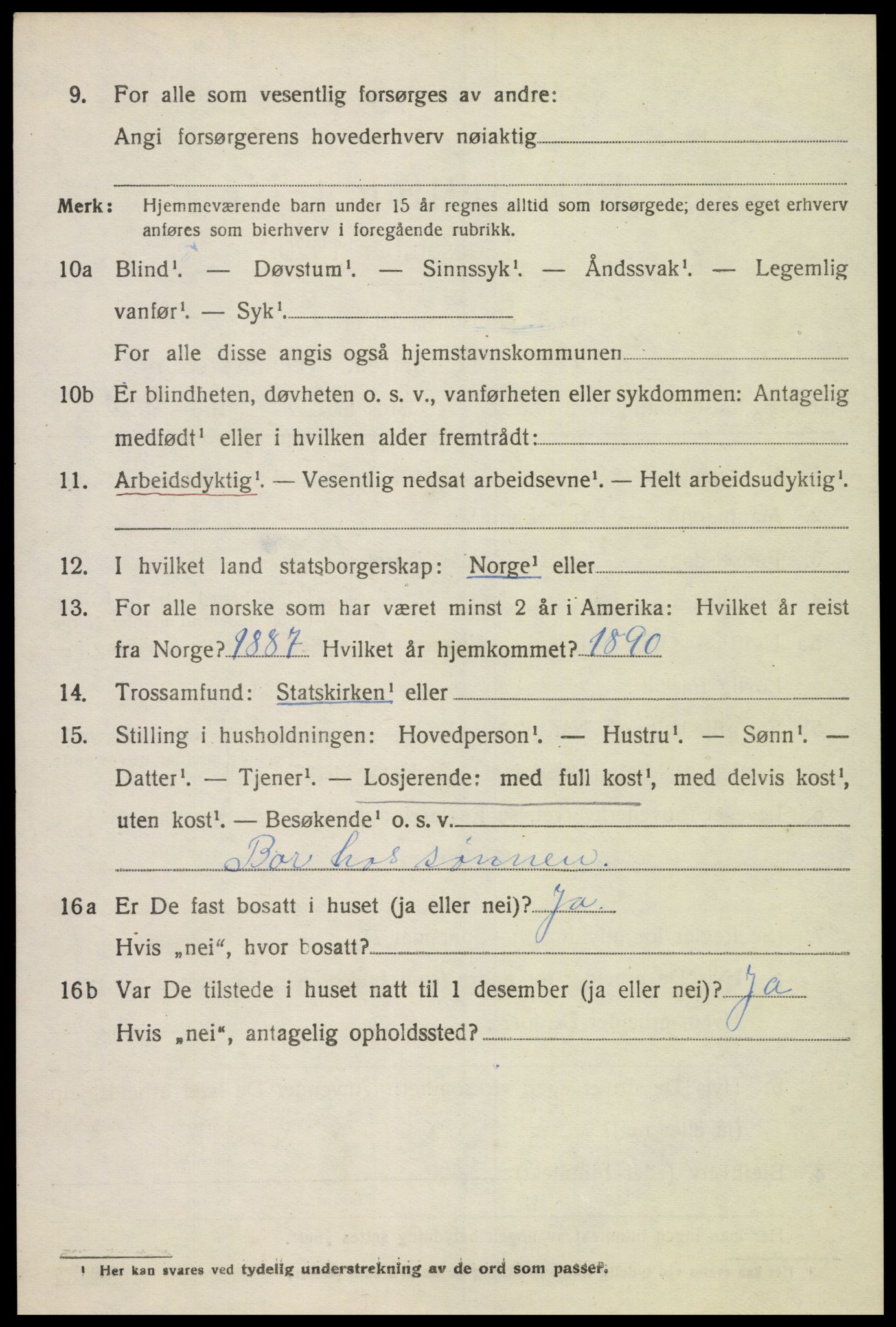 SAK, 1920 census for Halse og Harkmark, 1920, p. 3051