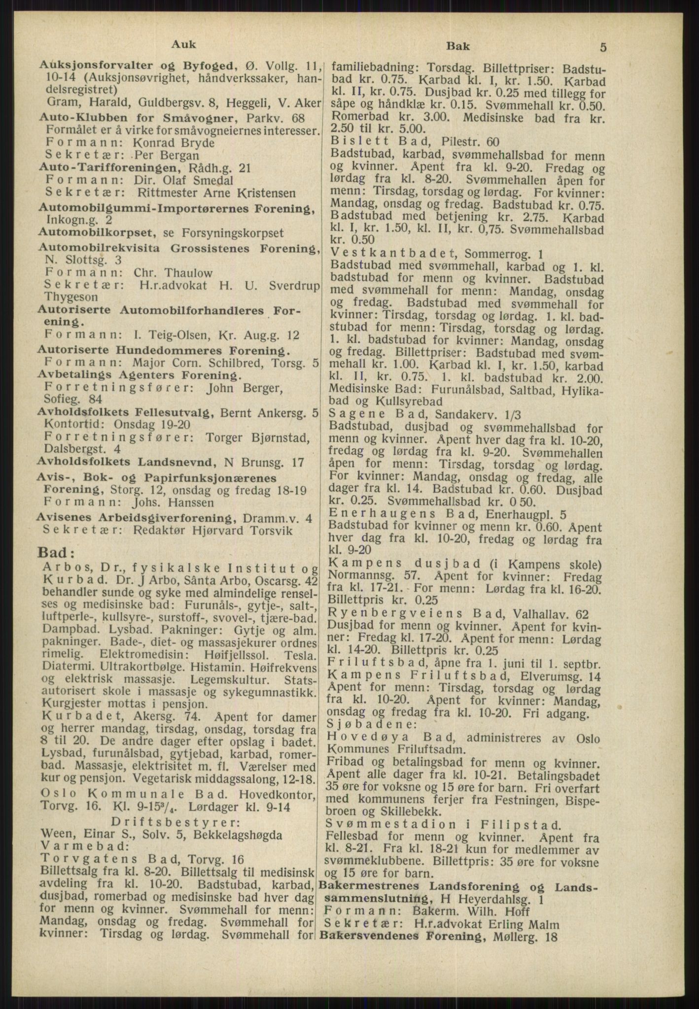 Kristiania/Oslo adressebok, PUBL/-, 1939, p. 5