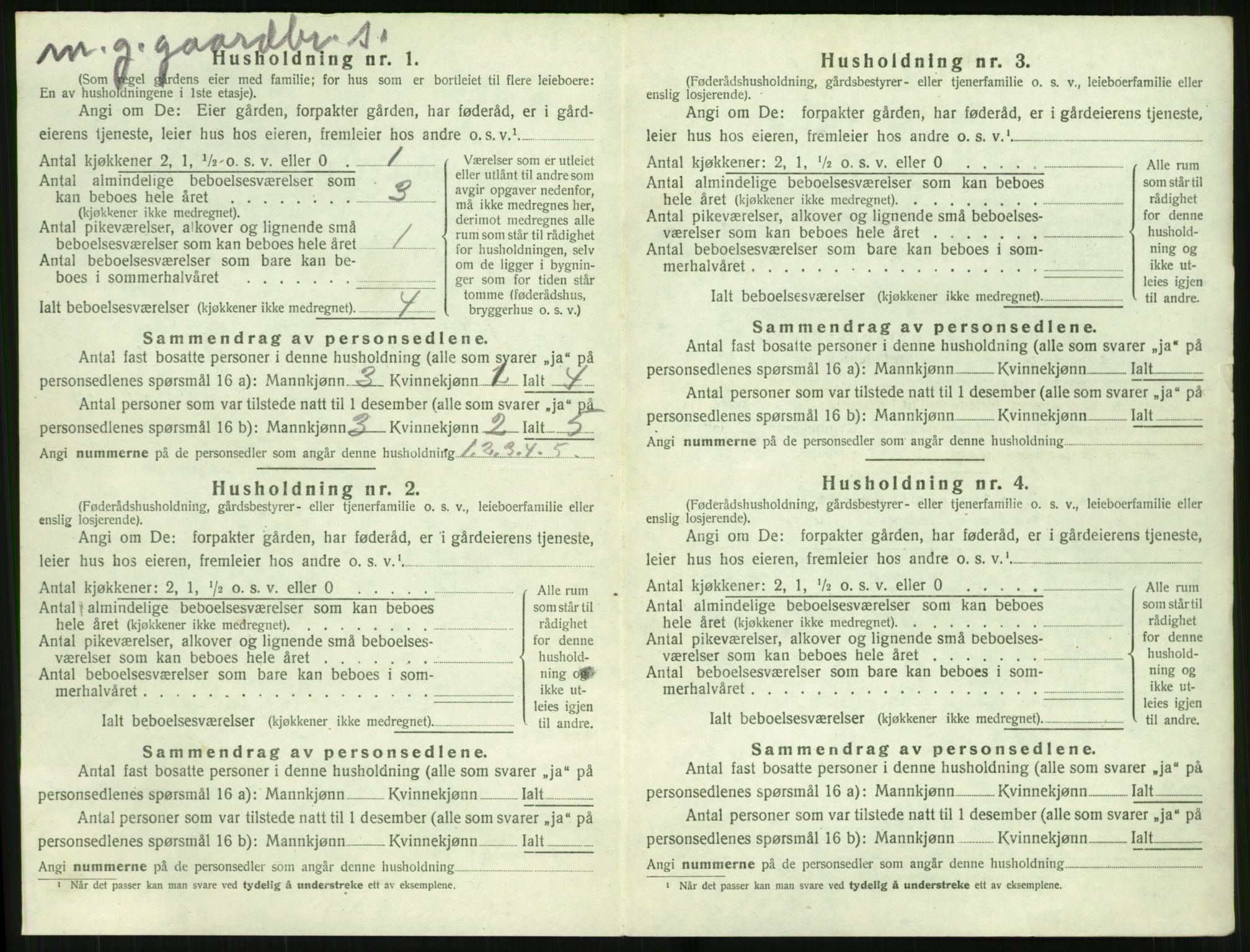 SAT, 1920 census for Ørskog, 1920, p. 201