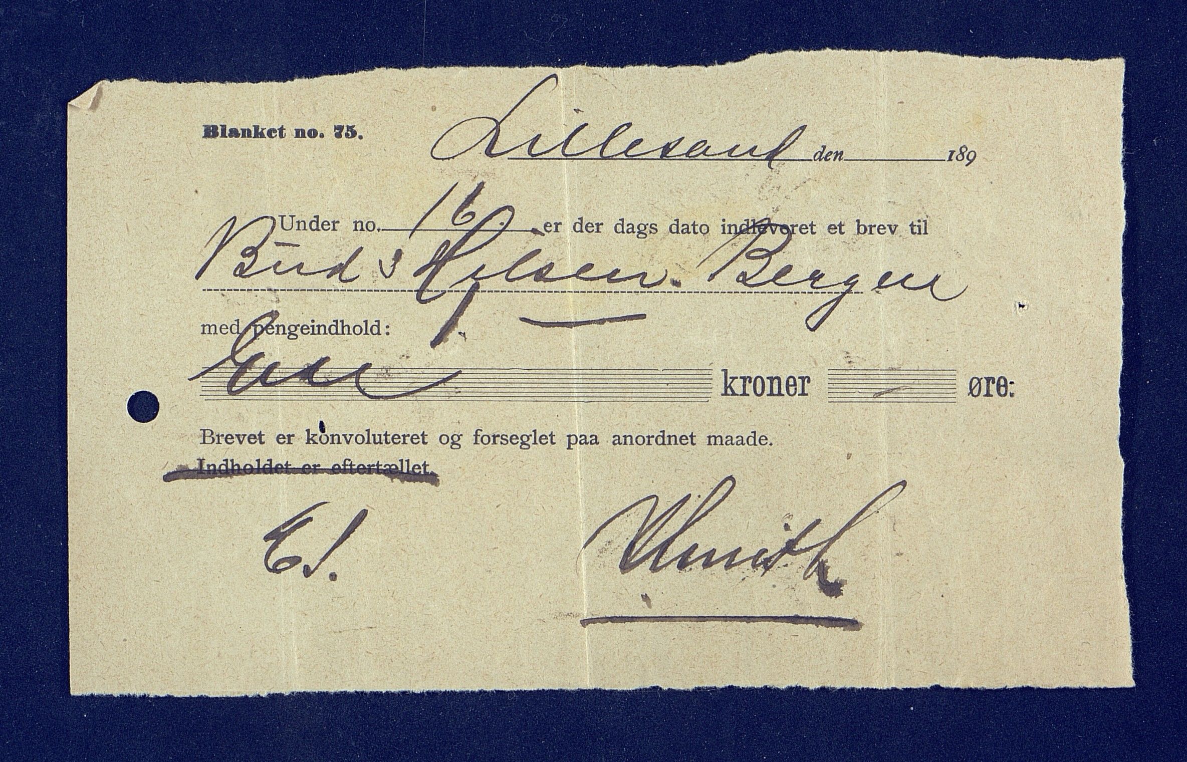 O. Terjesens rederi, AAKS/PA-2525/R/R02/L0001: Regnskapsbilag, 1884-1898