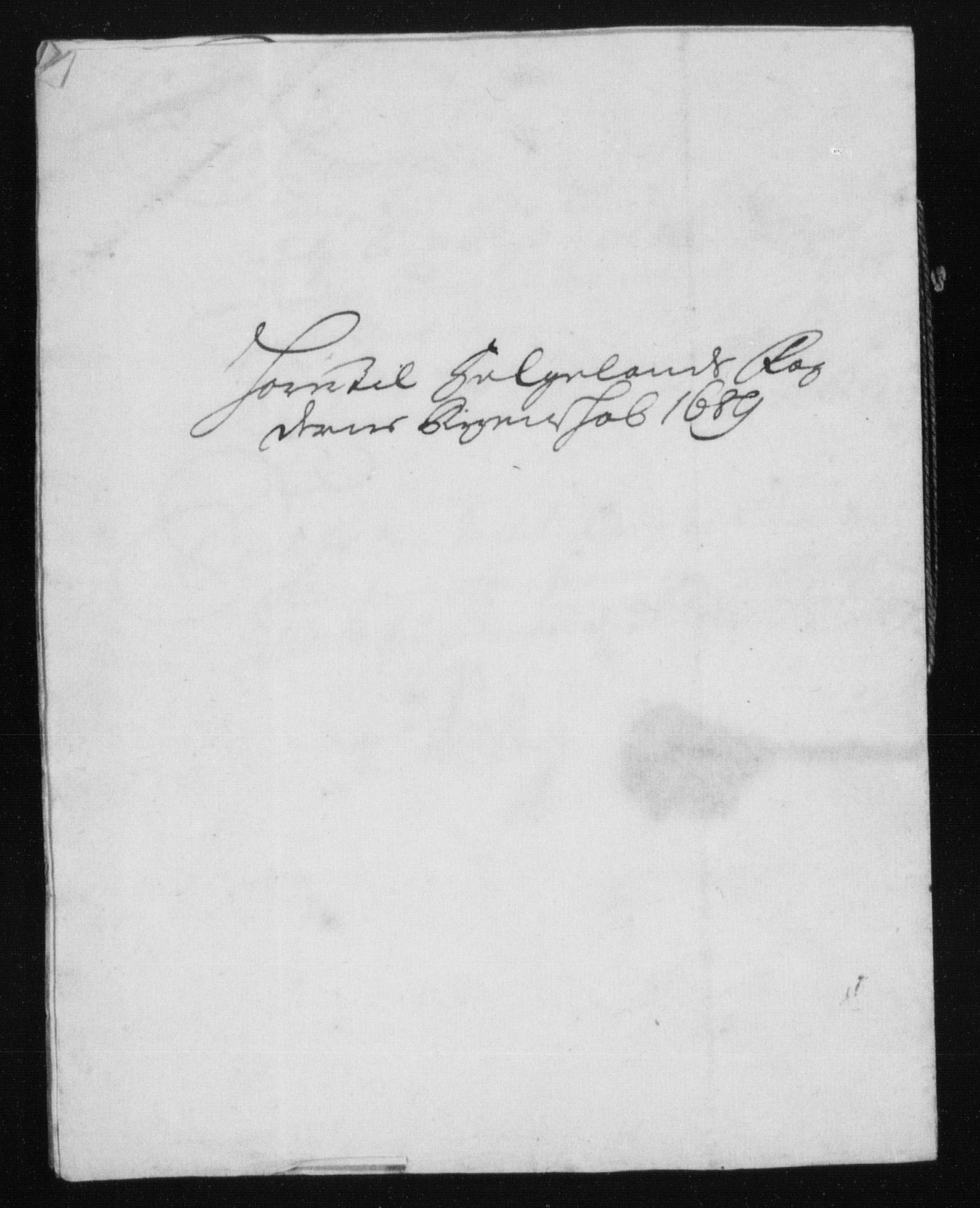 Rentekammeret inntil 1814, Reviderte regnskaper, Stiftamtstueregnskaper, Trondheim stiftamt og Nordland amt, AV/RA-EA-6044/R/Rh/L0013: Nordland amt, 1689