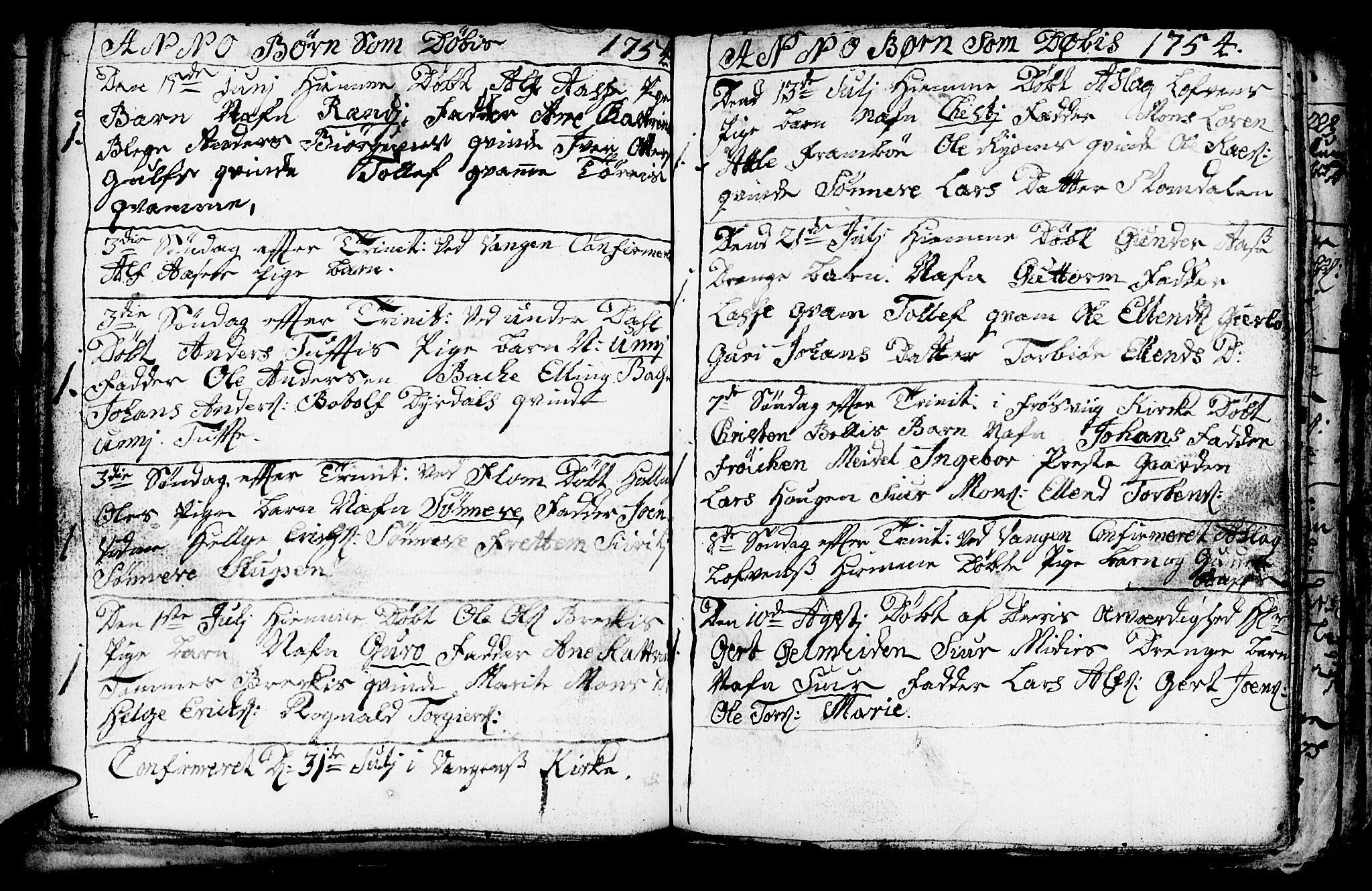 Aurland sokneprestembete, AV/SAB-A-99937/H/Ha/Haa/L0003: Parish register (official) no. A 3, 1735-1761, p. 76