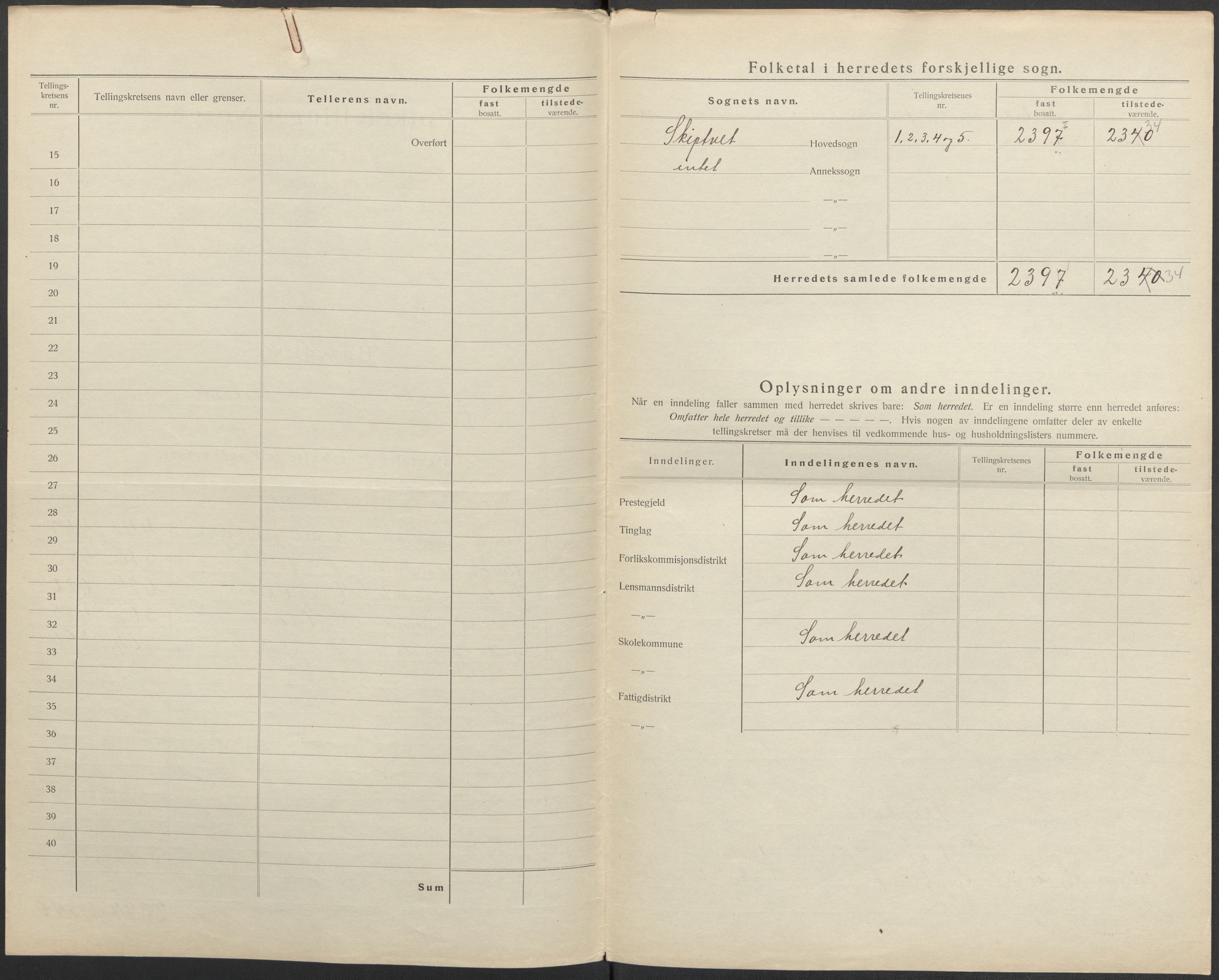 SAO, 1920 census for Skiptvet, 1920, p. 3