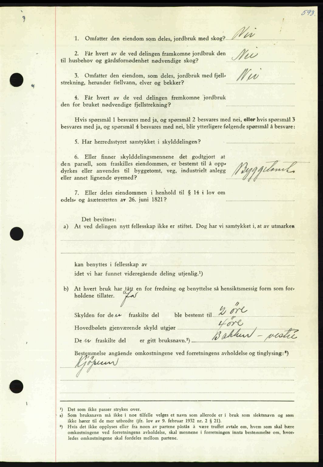 Nordmøre sorenskriveri, AV/SAT-A-4132/1/2/2Ca: Mortgage book no. A112, 1949-1949, Diary no: : 2736/1949