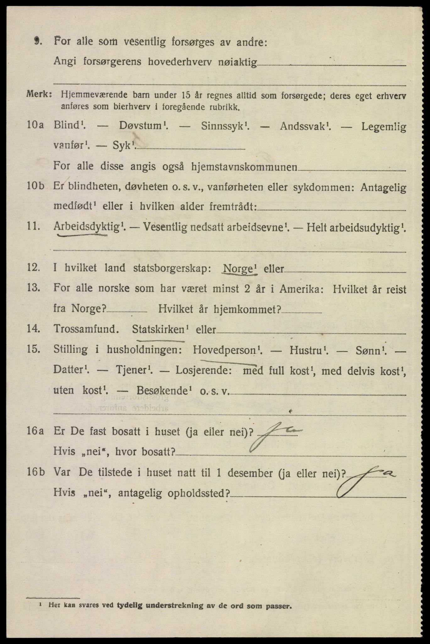 SAKO, 1920 census for Tinn, 1920, p. 6261