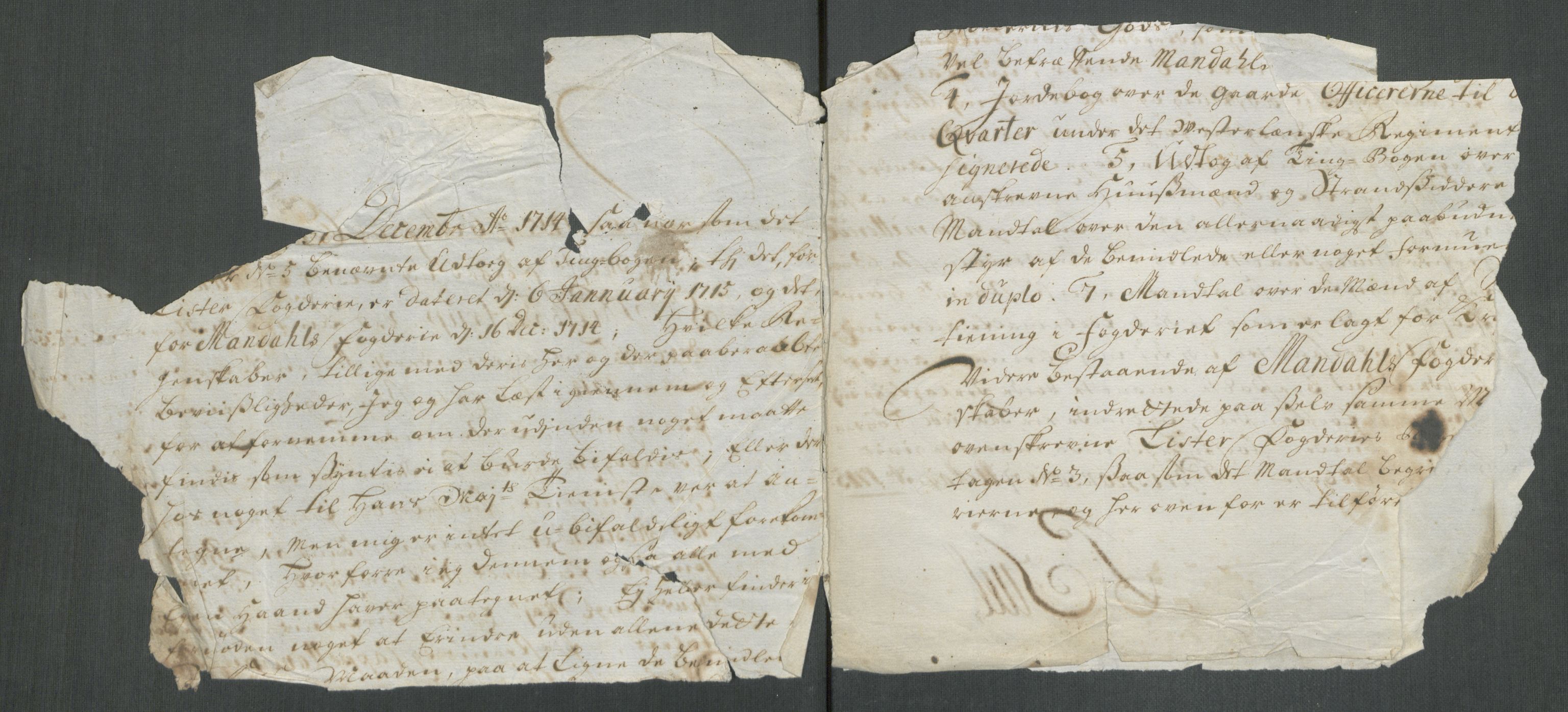 Rentekammeret inntil 1814, Reviderte regnskaper, Fogderegnskap, RA/EA-4092/R43/L2558: Fogderegnskap Lista og Mandal, 1714, p. 212